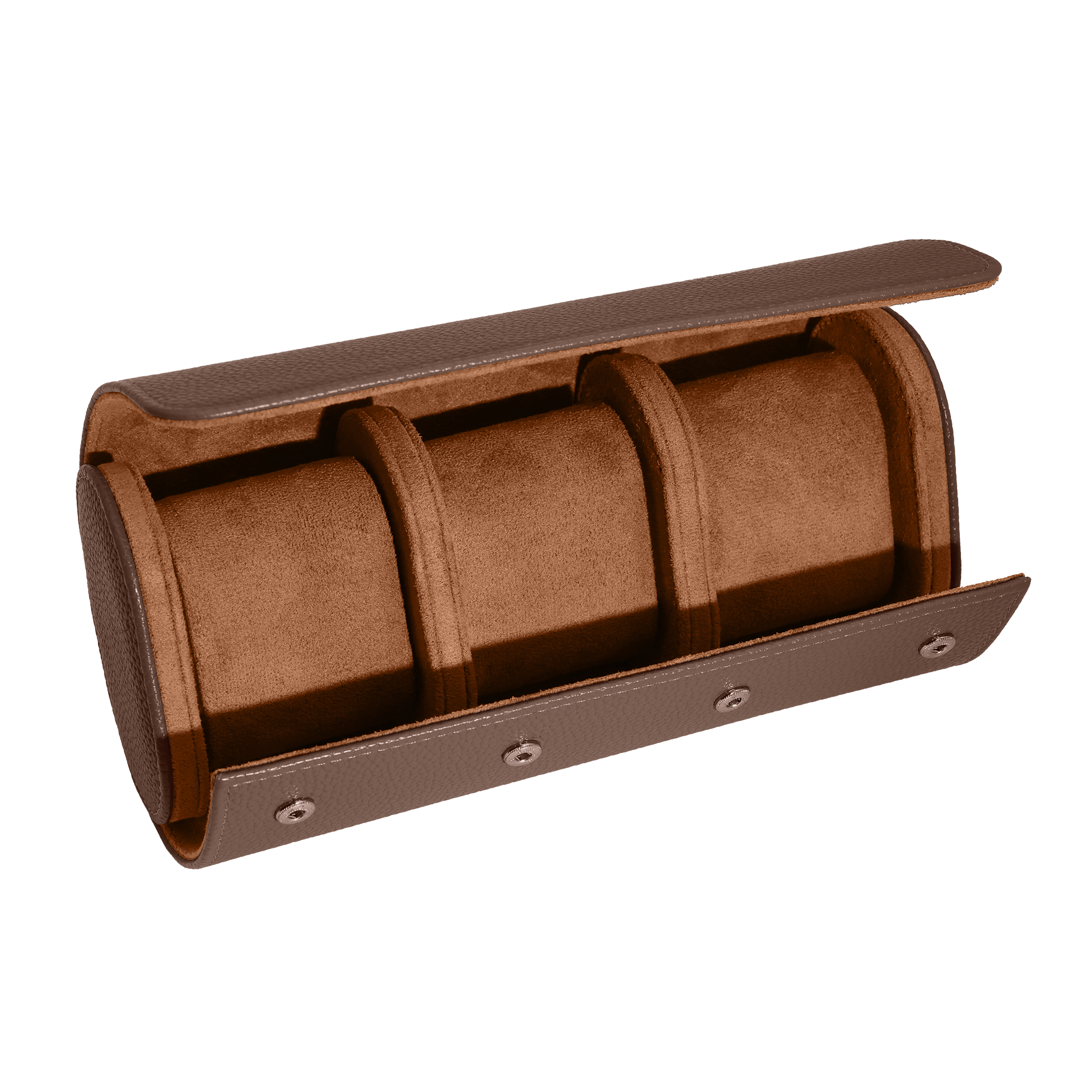 BROWN WATCH TRAVEL CASE