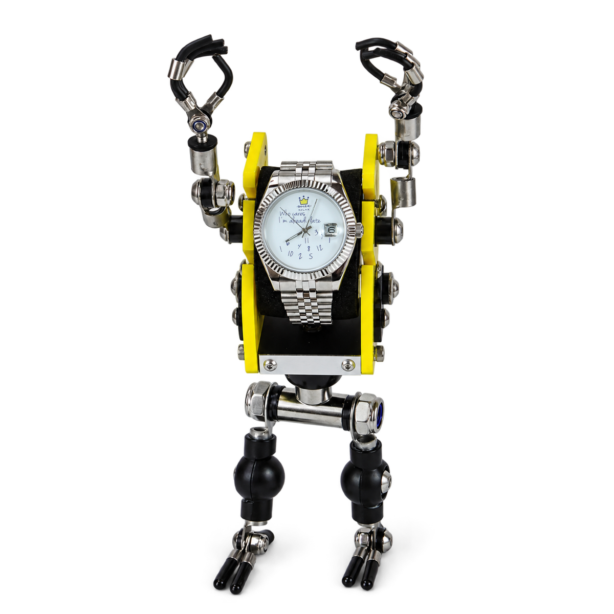 STEAMPUNK INDUSTRIAL STYLE DISPLAY HOLDER FOR WATCHES