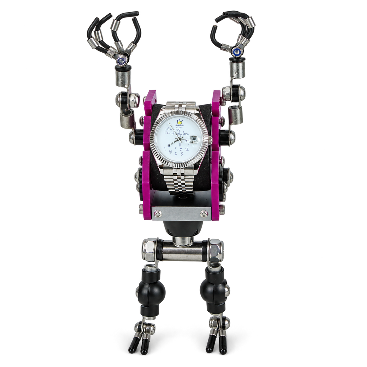 STEAMPUNK INDUSTRIAL STYLE DISPLAY HOLDER FOR WATCHES