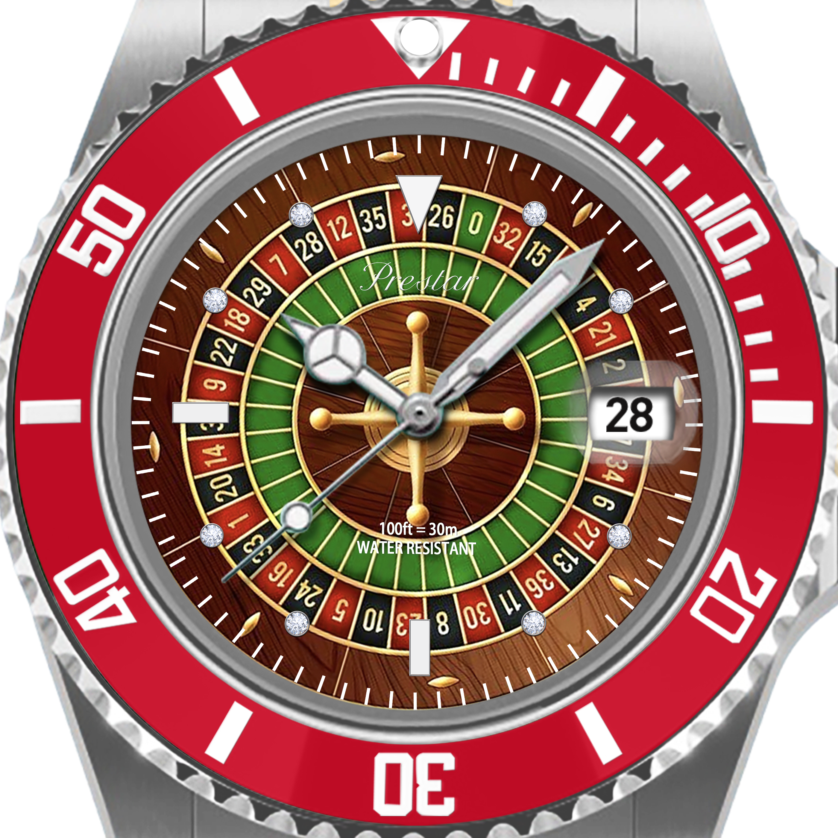 Montre Aquaman Classic Diamond (Roulette)