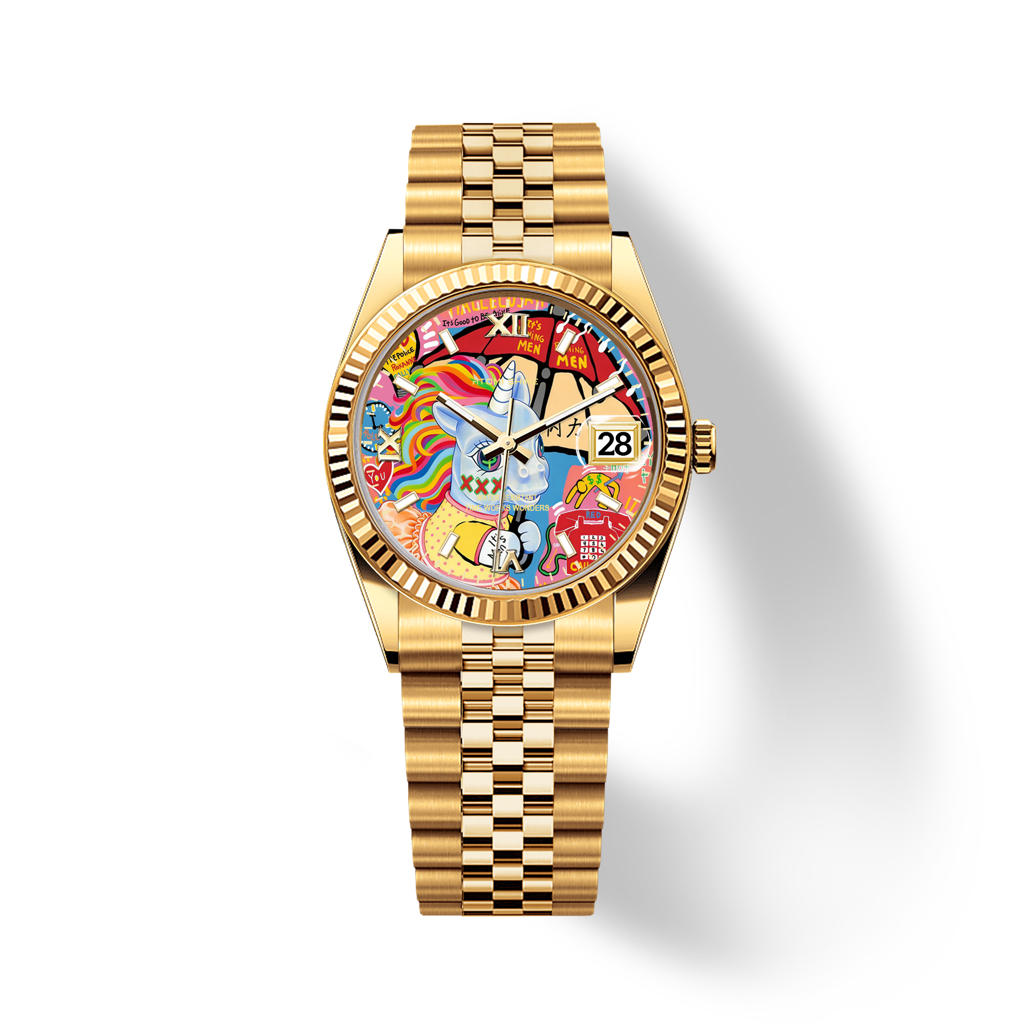 EONDATE Klassische Uhr