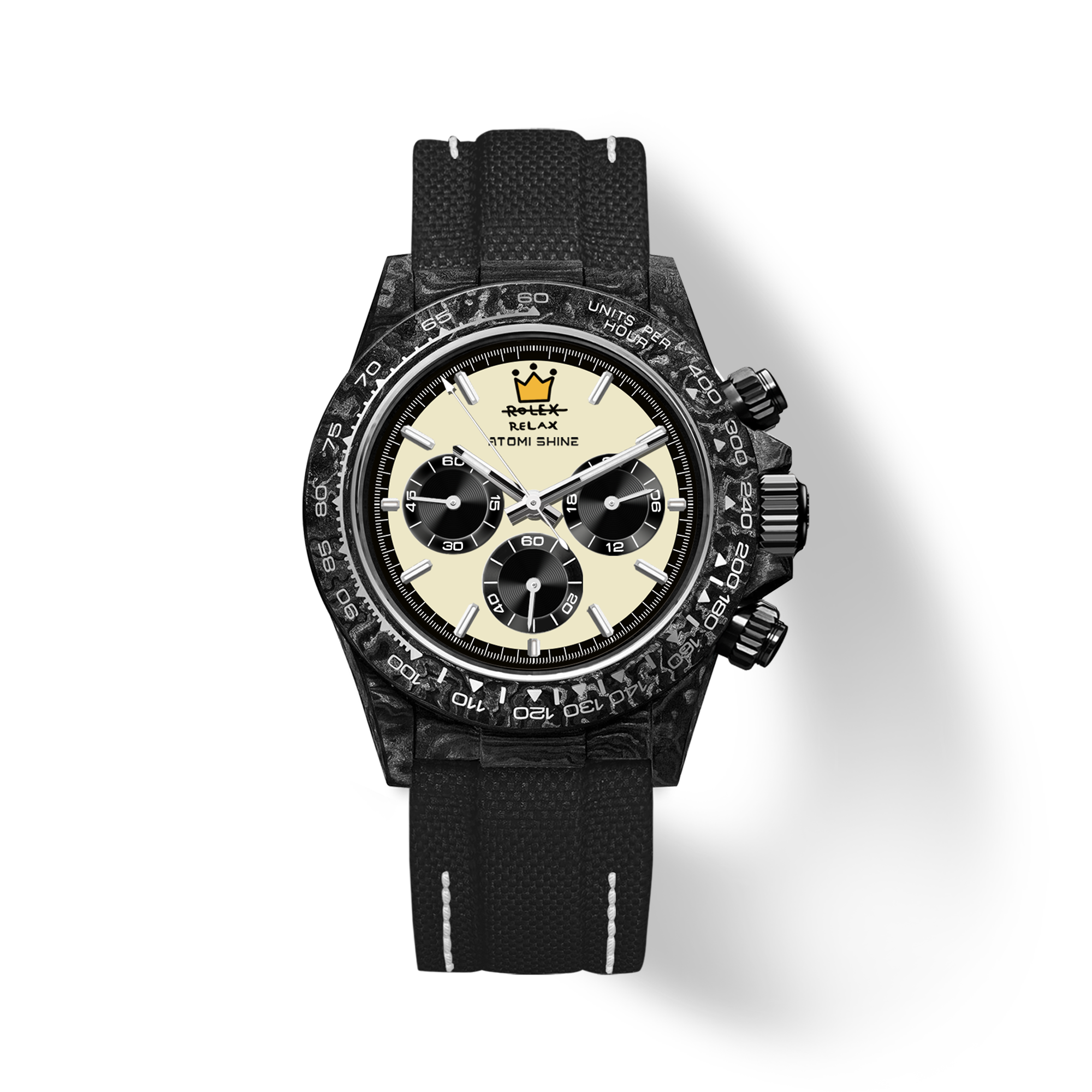 Velocirex Carbon Fiber Watch 39mm, Carbon Rebel Velocirex Carbon Fiber Watch 39mm, Carbon Rebel