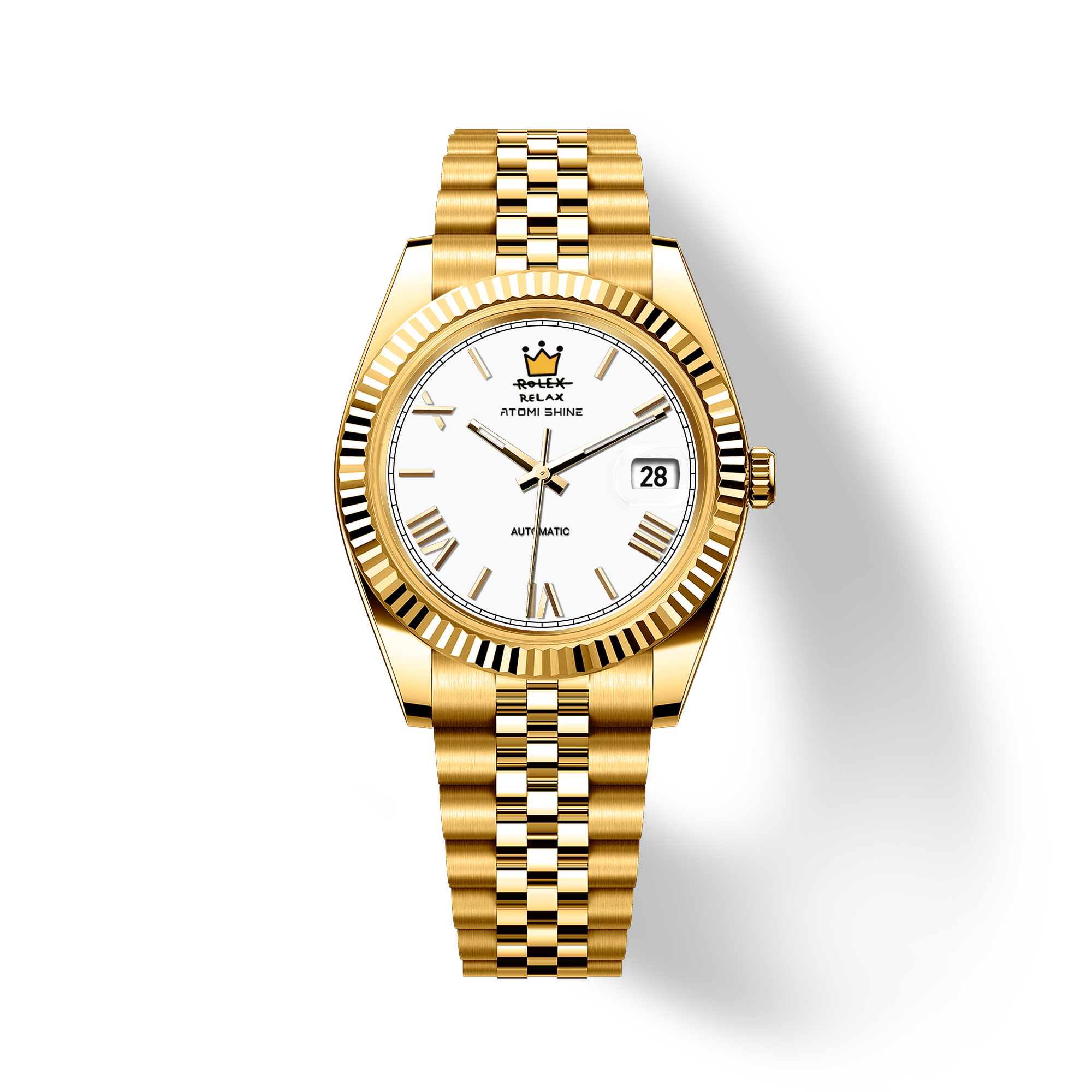 Reloj Eondate Maxi Classic de 40 mm con corona regia