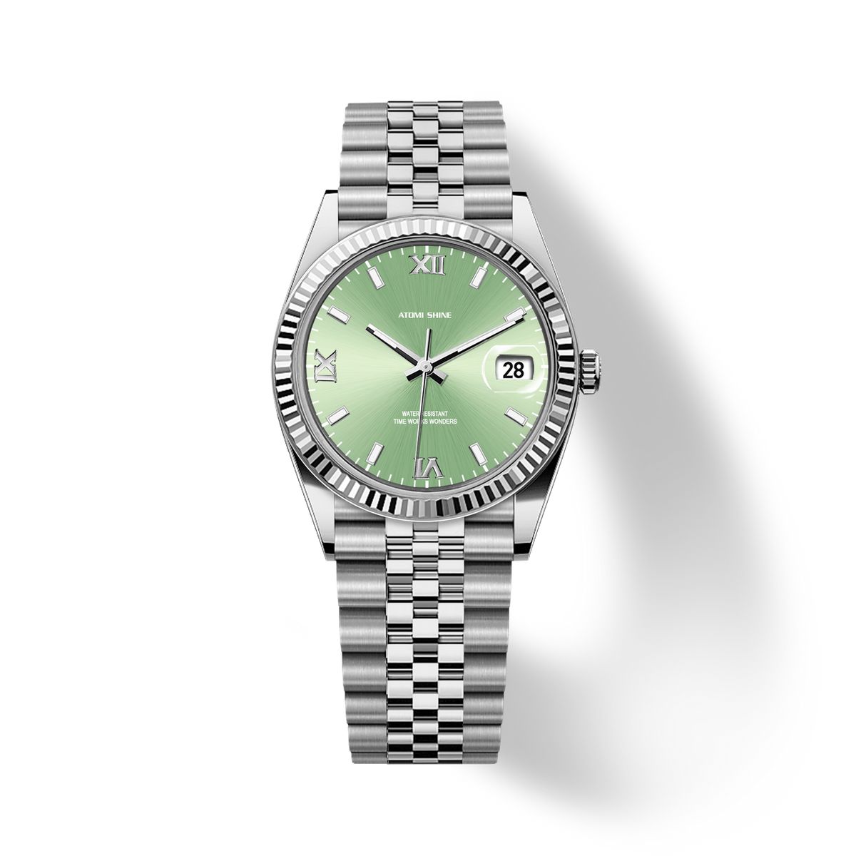 Stainless Steel Lineage 3935 Stuhrling Datejust EONDATE CLASSIC WATCH