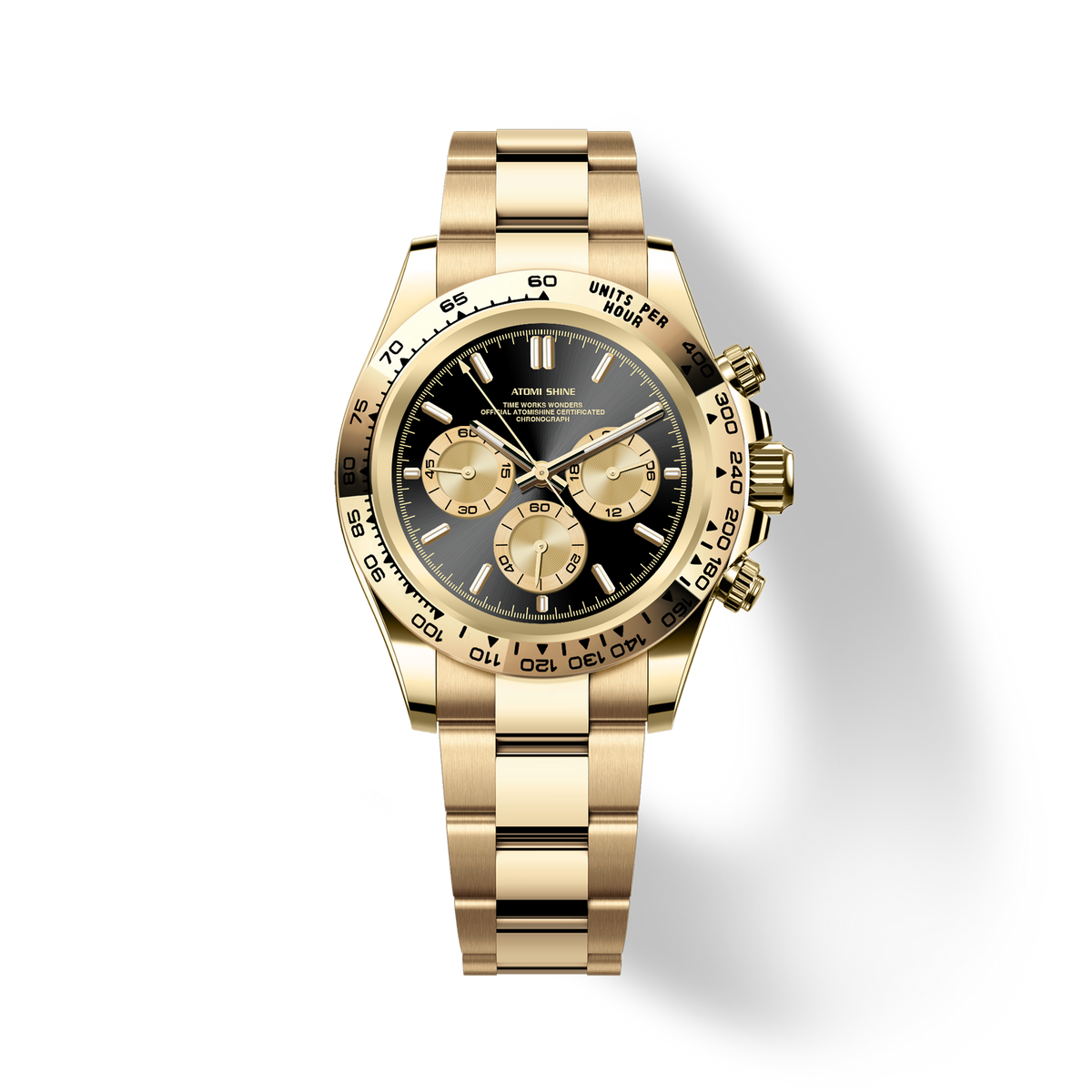 Velocirex Classic Watch 39mm, Luxe Chrono