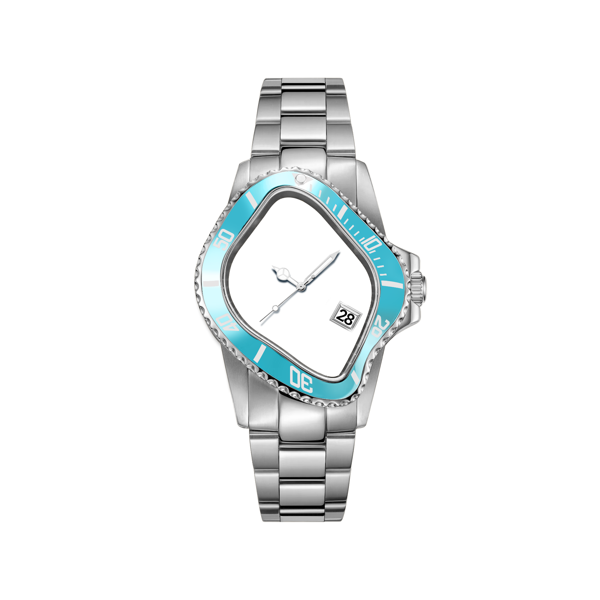 RELOJ CLÁSICO XENOFLUX PLATA PERSONALIZABLE