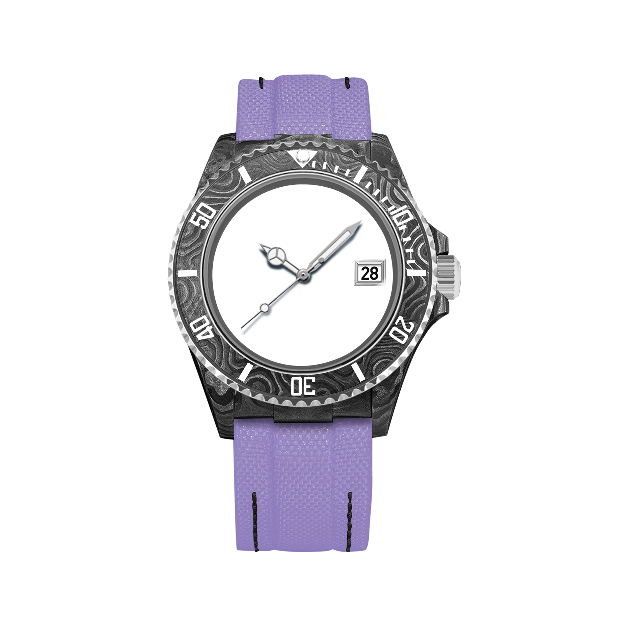 RELOJ DE FIBRA DE CARBONO HYDROCORE PERSONALIZABLE