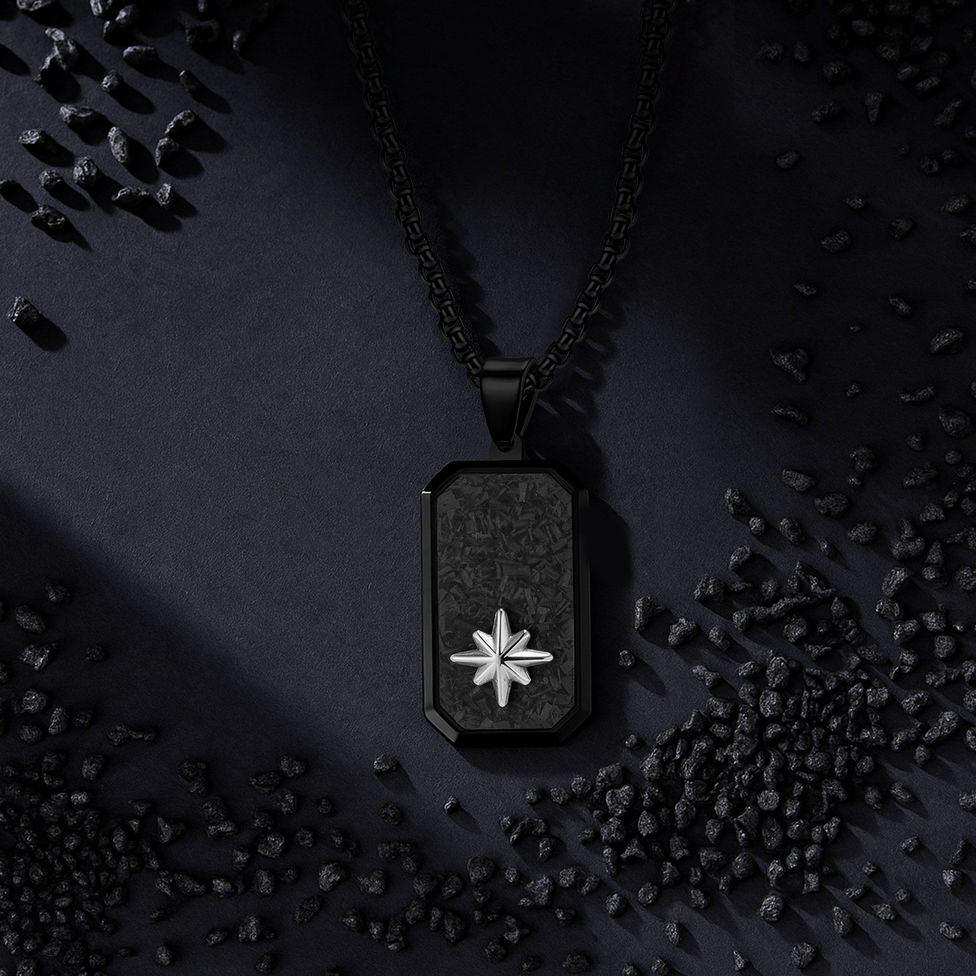 OCTAGRAM CARBON FIBER TAG