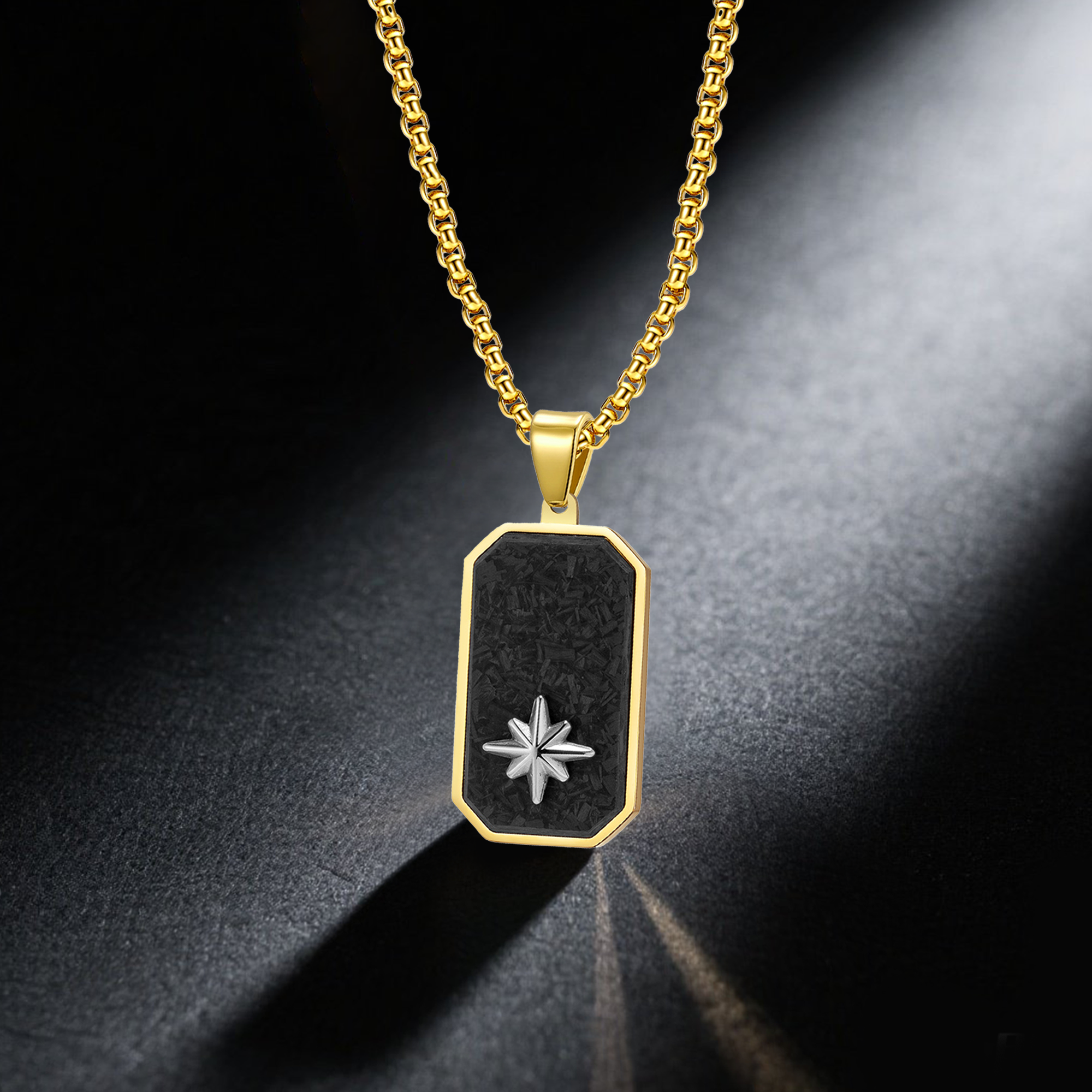 OCTAGRAM CARBON FIBER TAG