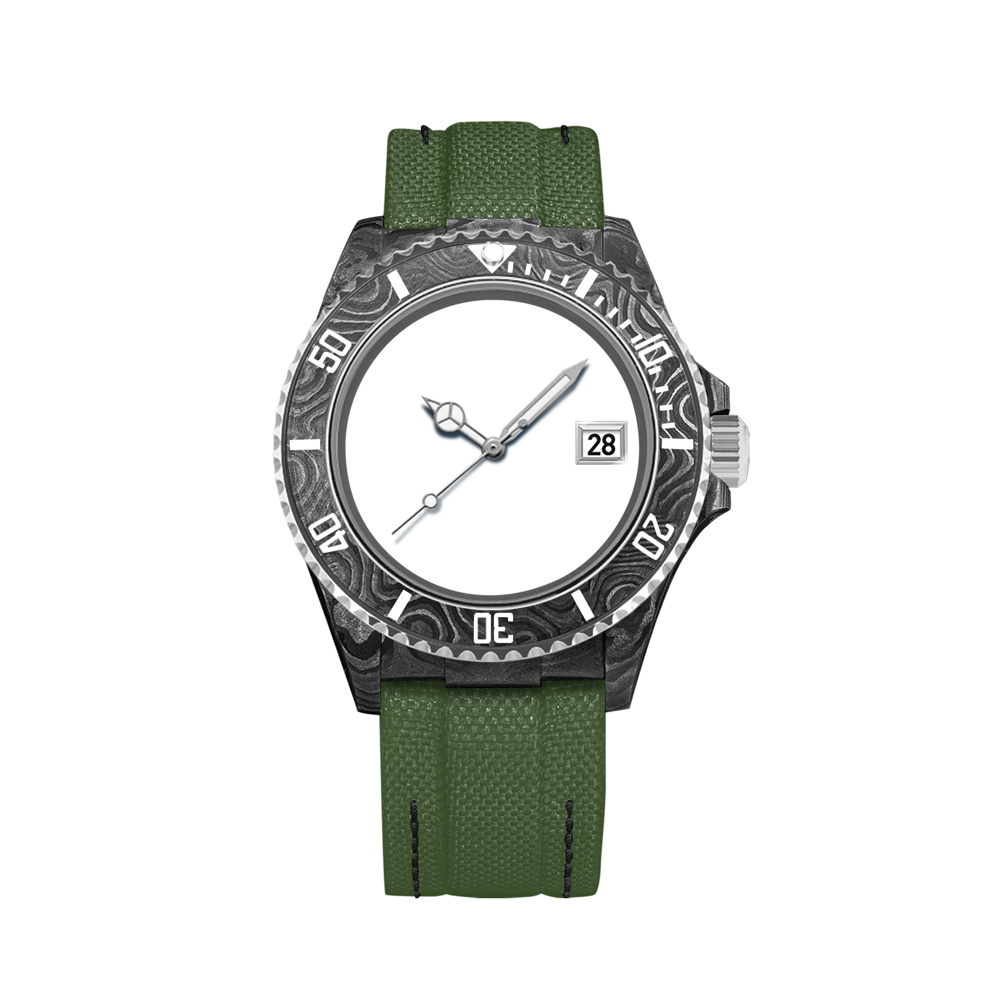 RELOJ DE FIBRA DE CARBONO HYDROCORE PERSONALIZABLE