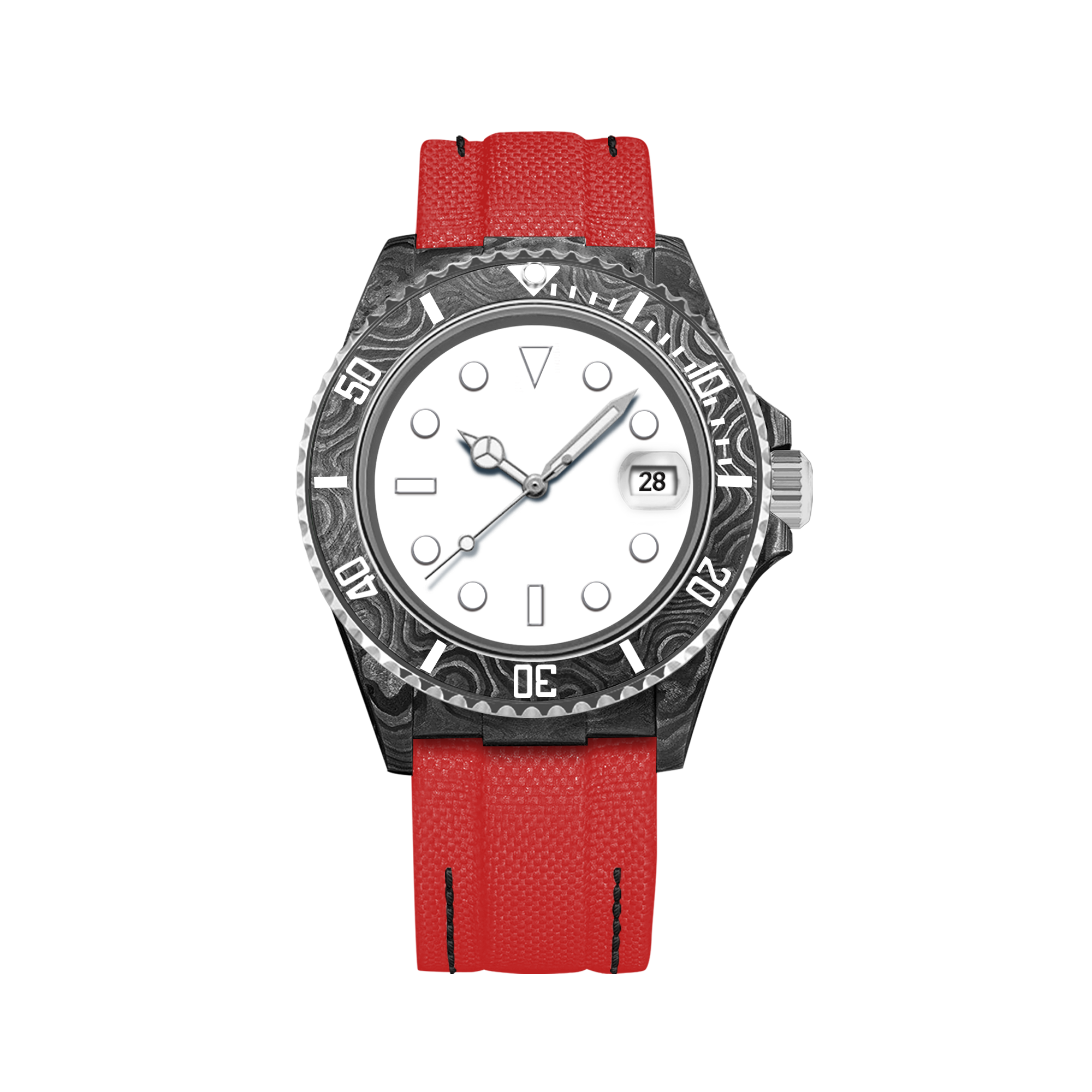 PERSONNALISER LA MONTRE EN FIBRE DE CARBONE HYDROCORE