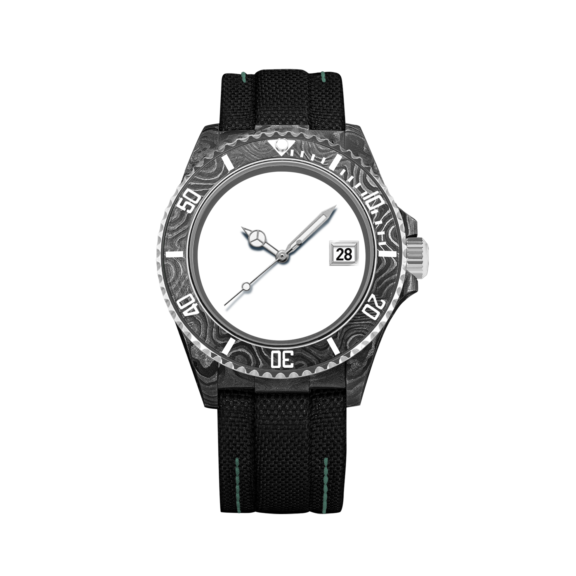 RELOJ DE FIBRA DE CARBONO HYDROCORE PERSONALIZABLE