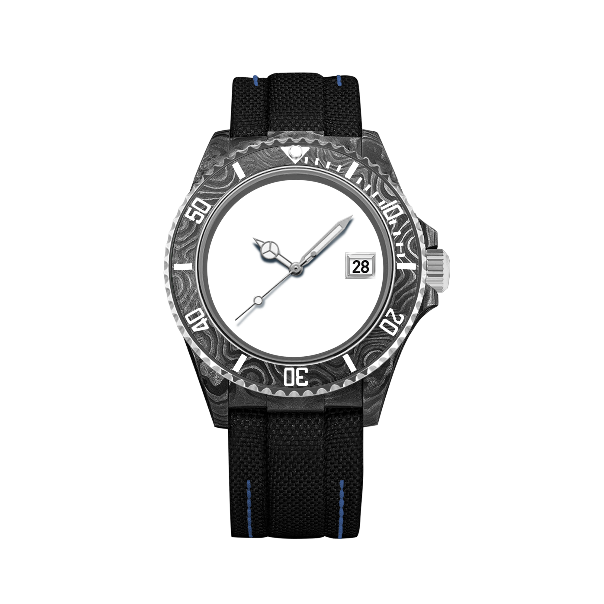 RELOJ DE FIBRA DE CARBONO HYDROCORE PERSONALIZABLE