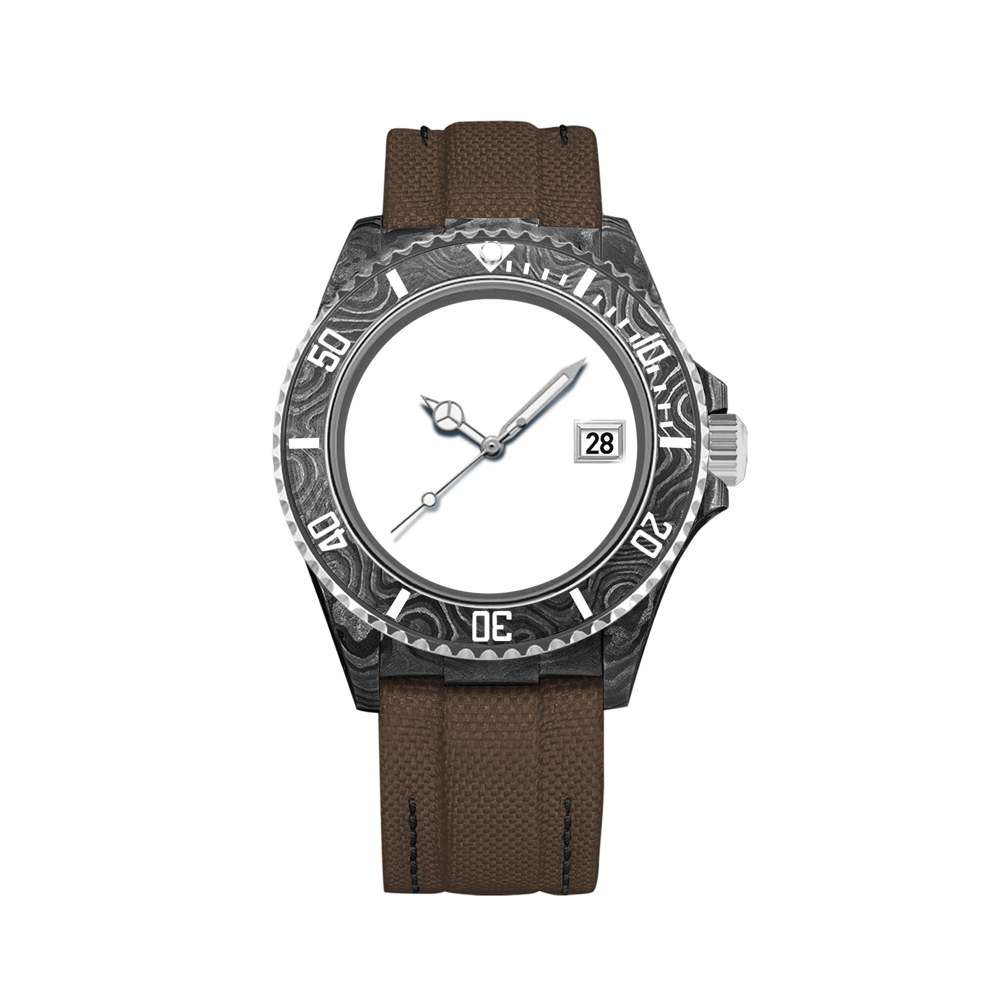 RELOJ DE FIBRA DE CARBONO HYDROCORE PERSONALIZABLE