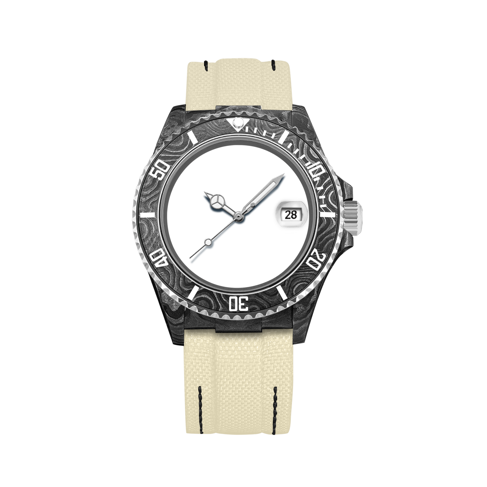PERSONNALISER LA MONTRE EN FIBRE DE CARBONE HYDROCORE