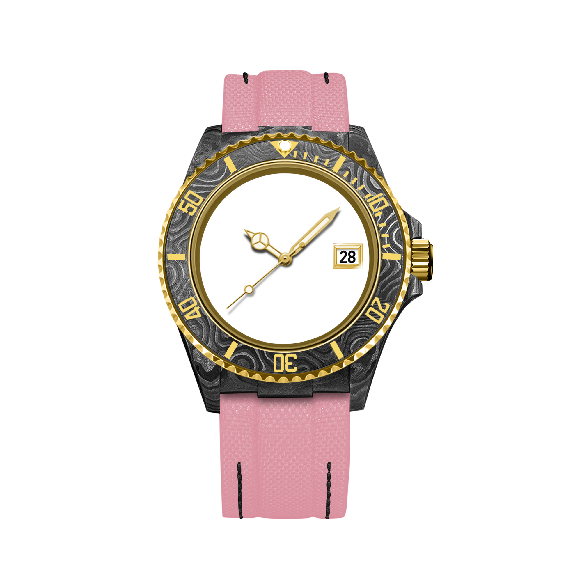 RELOJ DE FIBRA DE CARBONO HYDROCORE PERSONALIZABLE