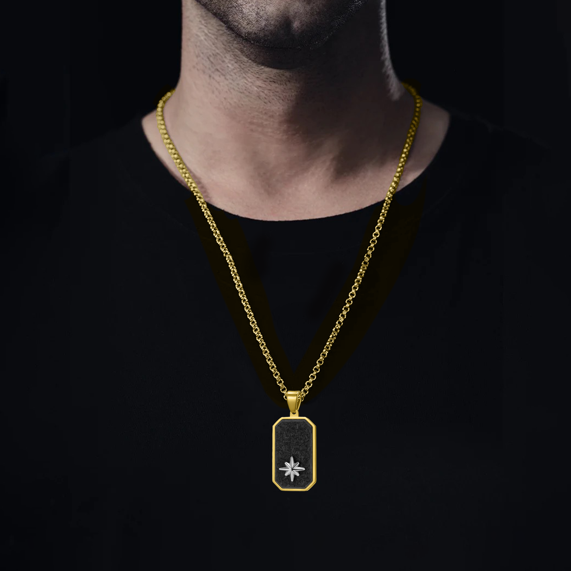 OCTAGRAM CARBON FIBER TAG