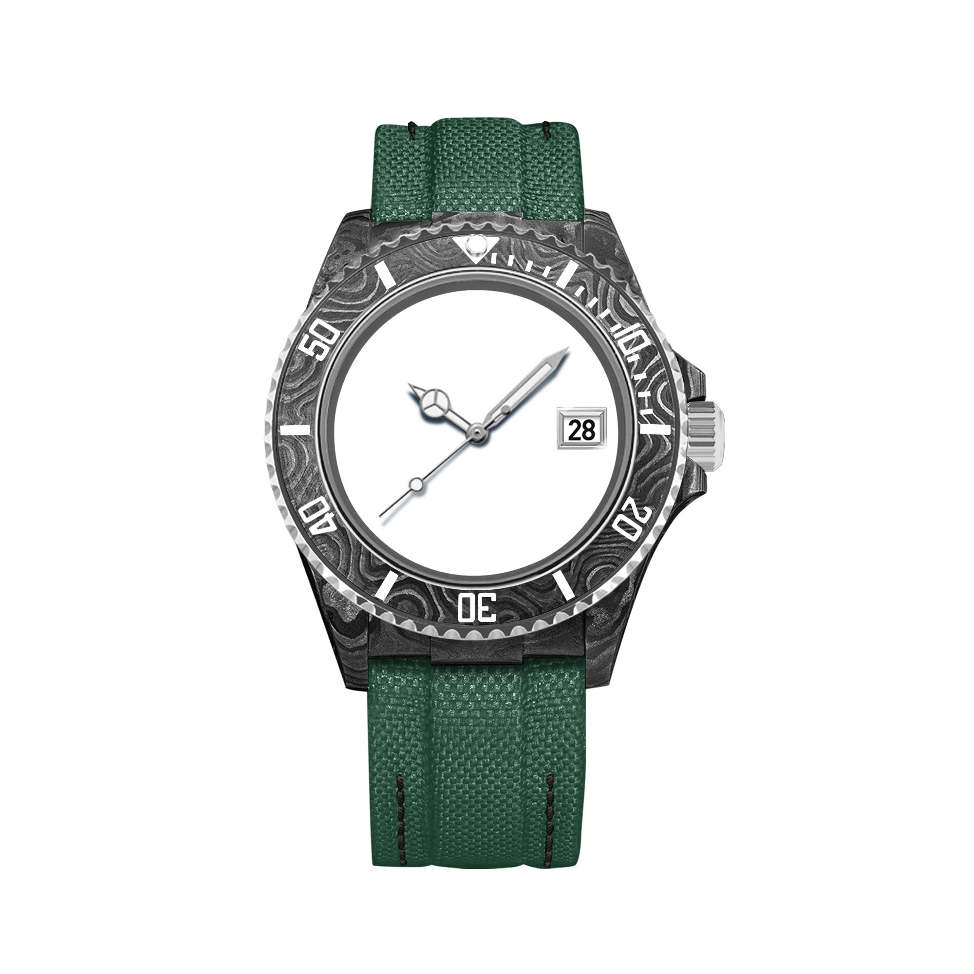 RELOJ DE FIBRA DE CARBONO HYDROCORE PERSONALIZABLE