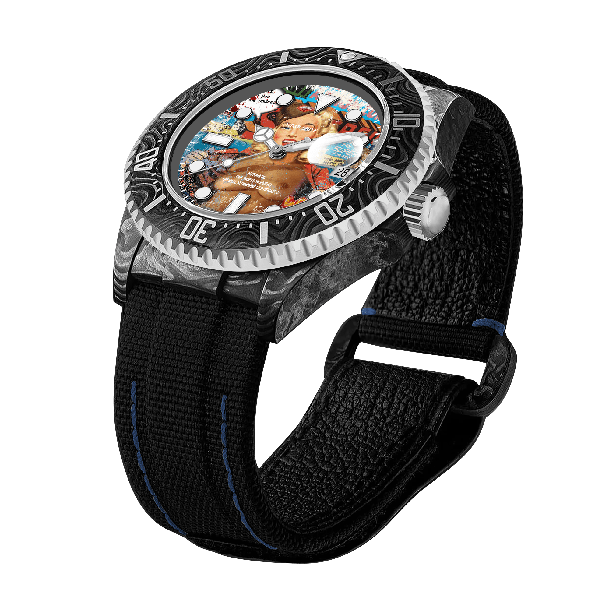 Hydrocore Carbon Fiber Watch - ATOMI SHINE