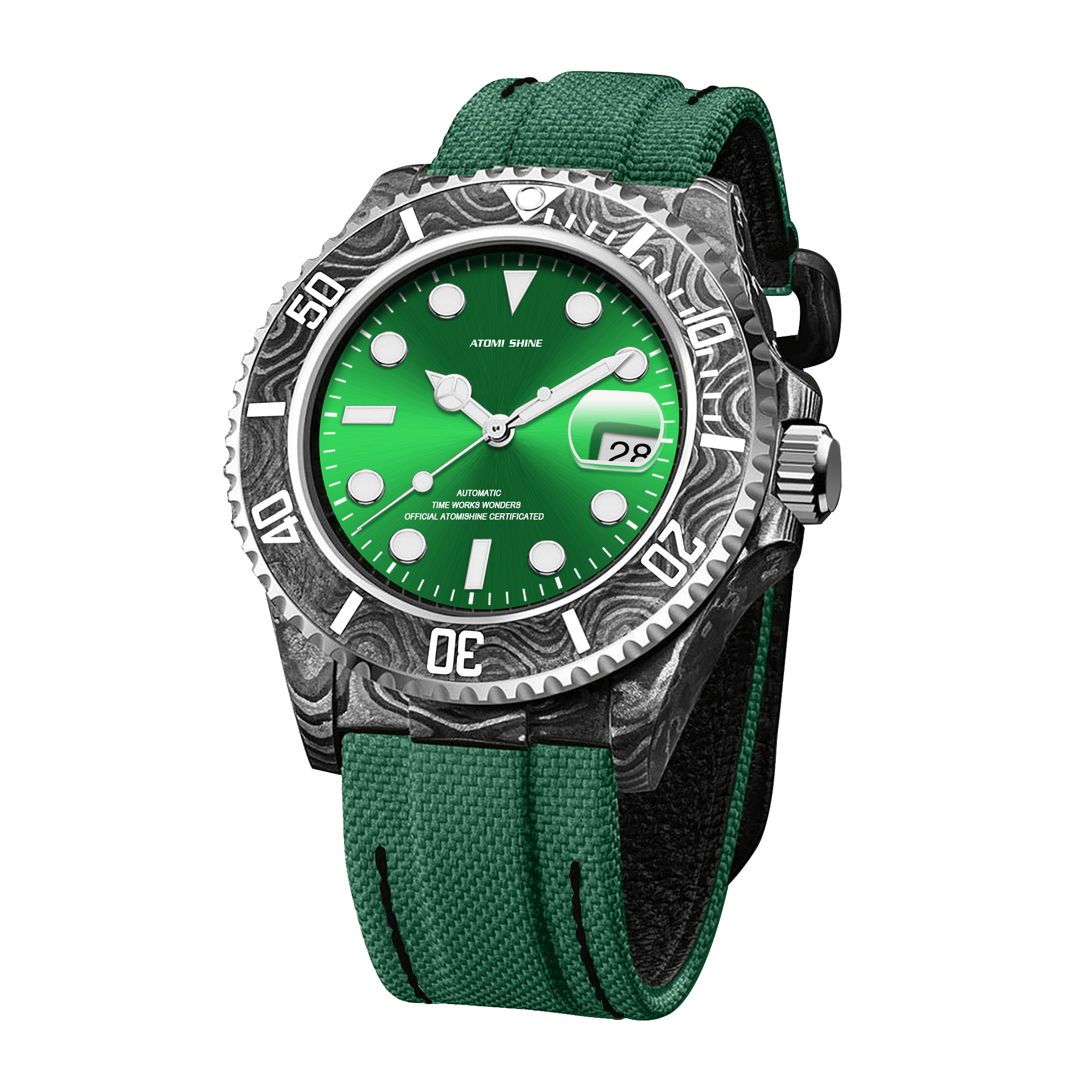 Hydrocore Carbon Fiber Watch - ATOMI SHINE