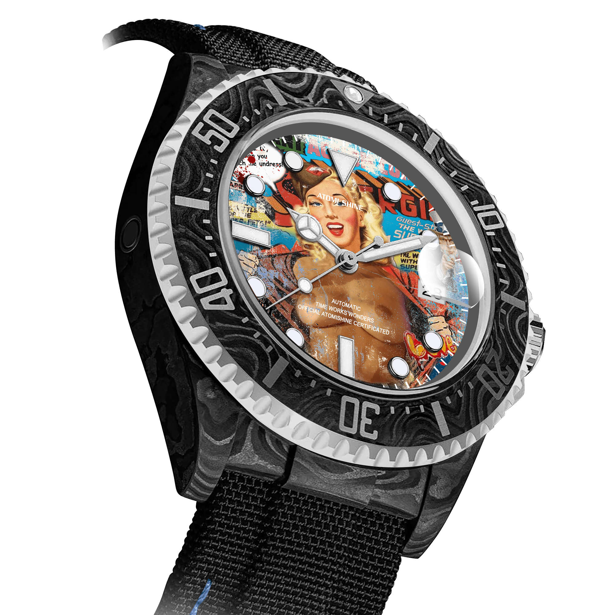 Hydrocore Carbon Fiber Watch - ATOMI SHINE