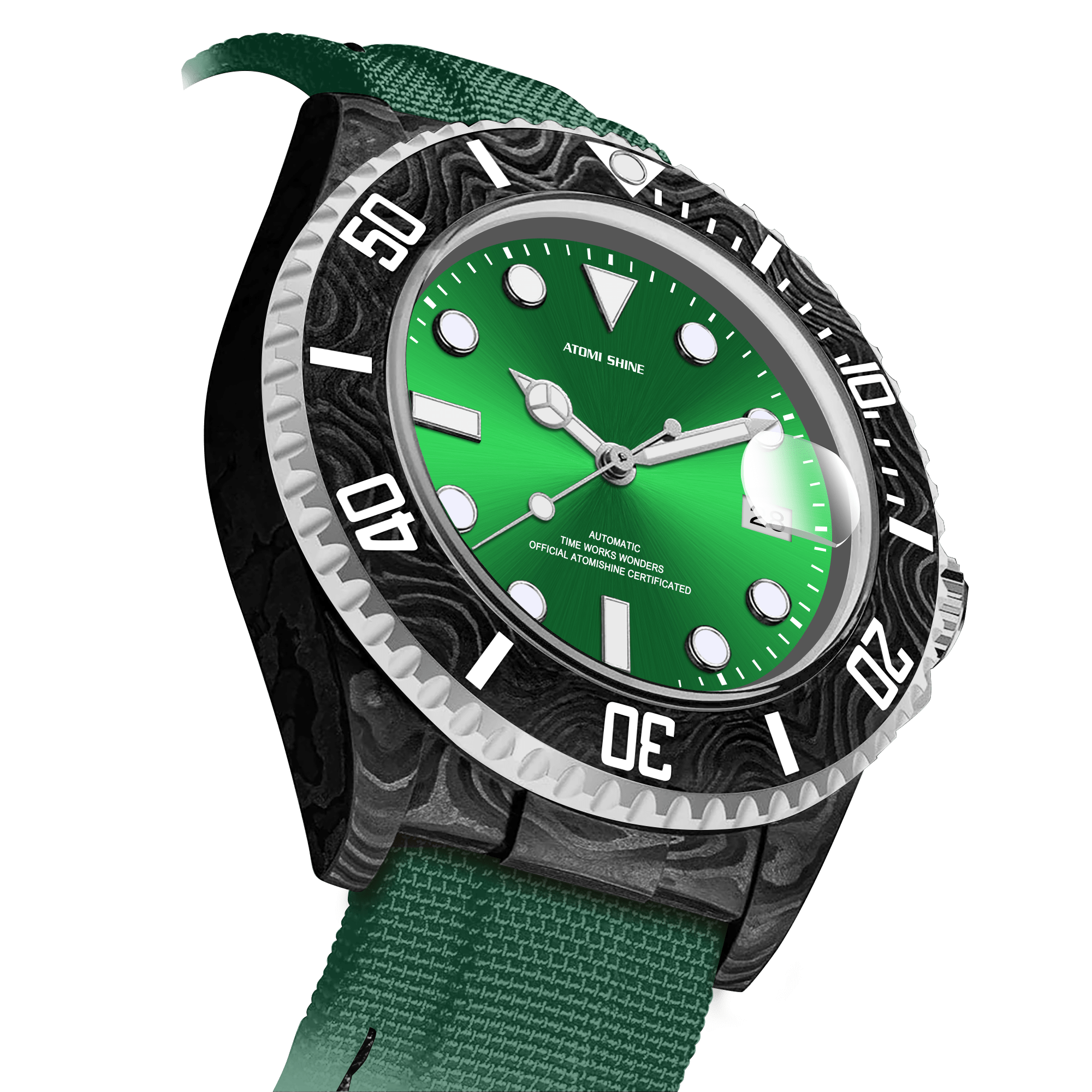 Hydrocore Carbon Fiber Watch - ATOMI SHINE