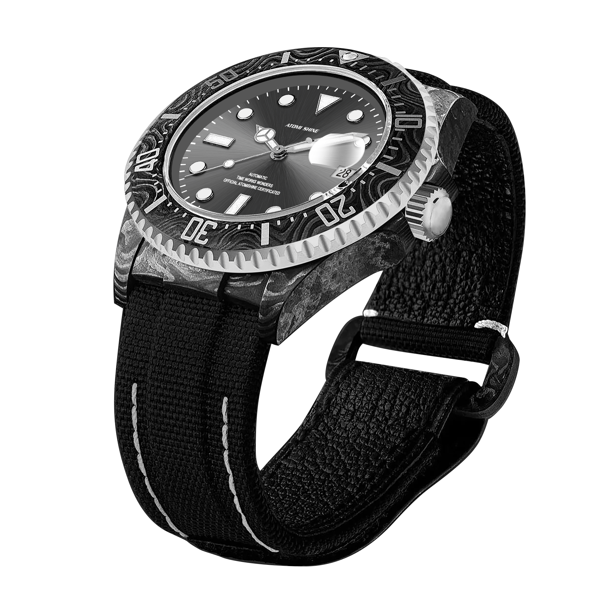 Hydrocore Carbon Fiber Watch - ATOMI SHINE