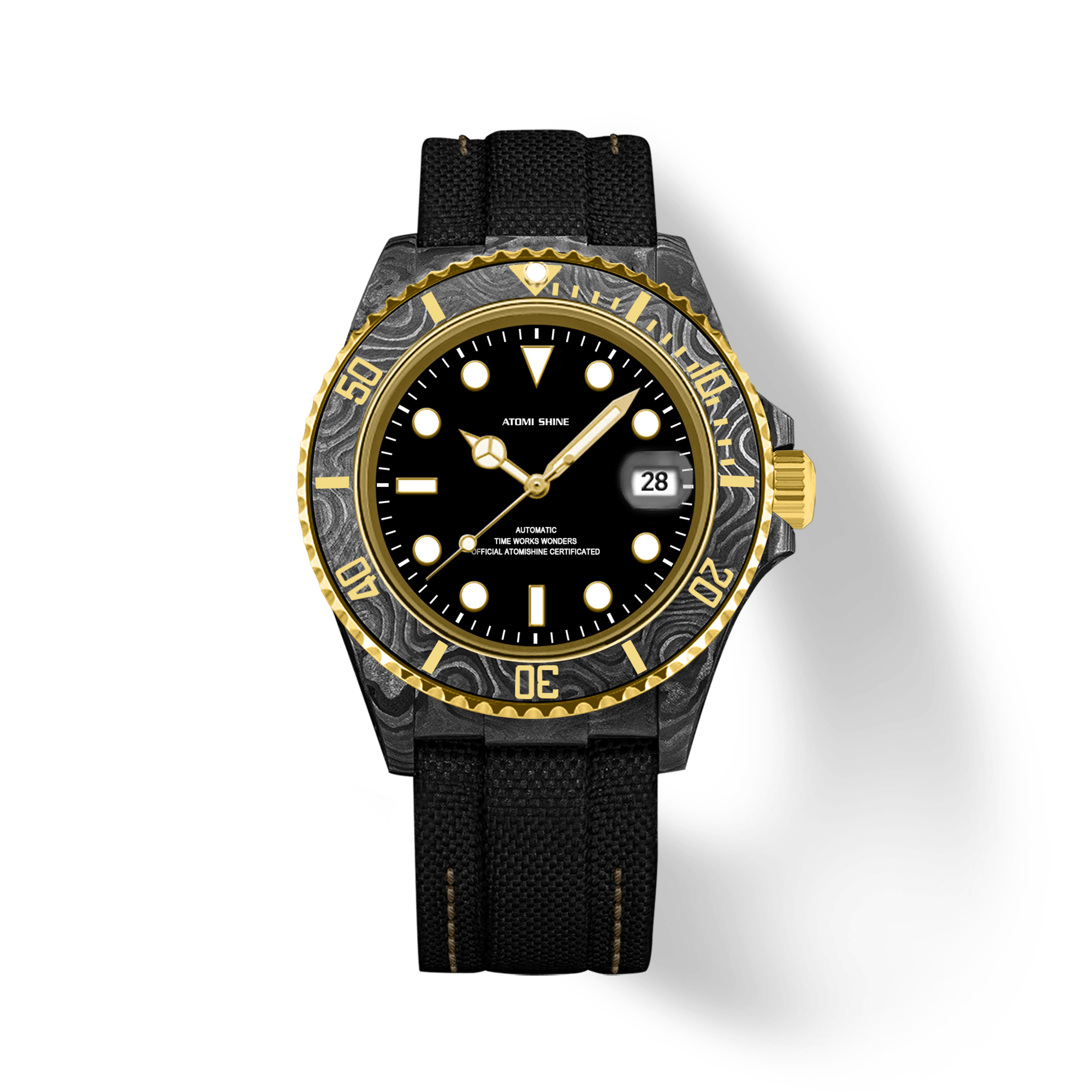 Hydrocore Carbon Fiber Watch - ATOMI SHINE