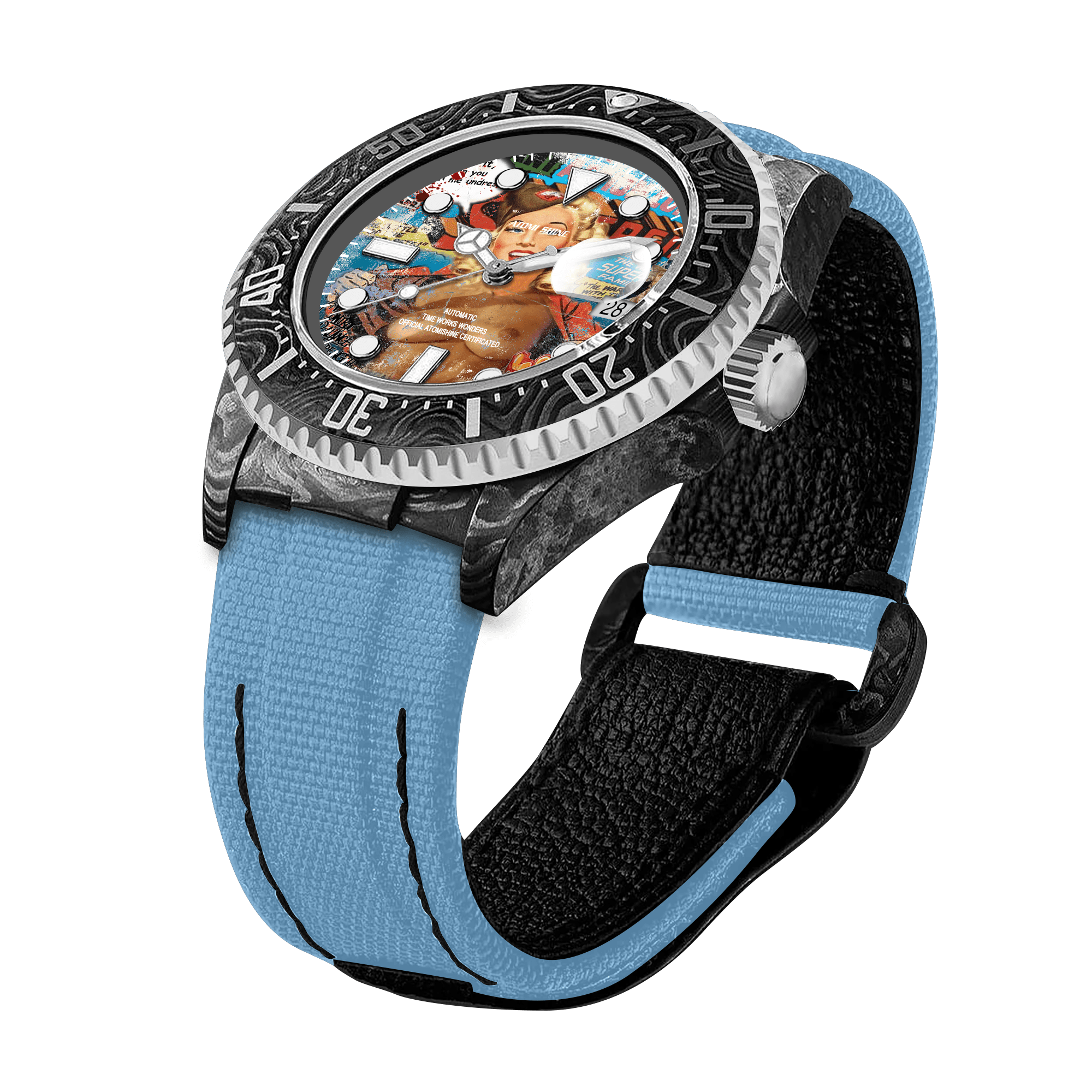 Hydrocore Carbon Fiber Watch - ATOMI SHINE