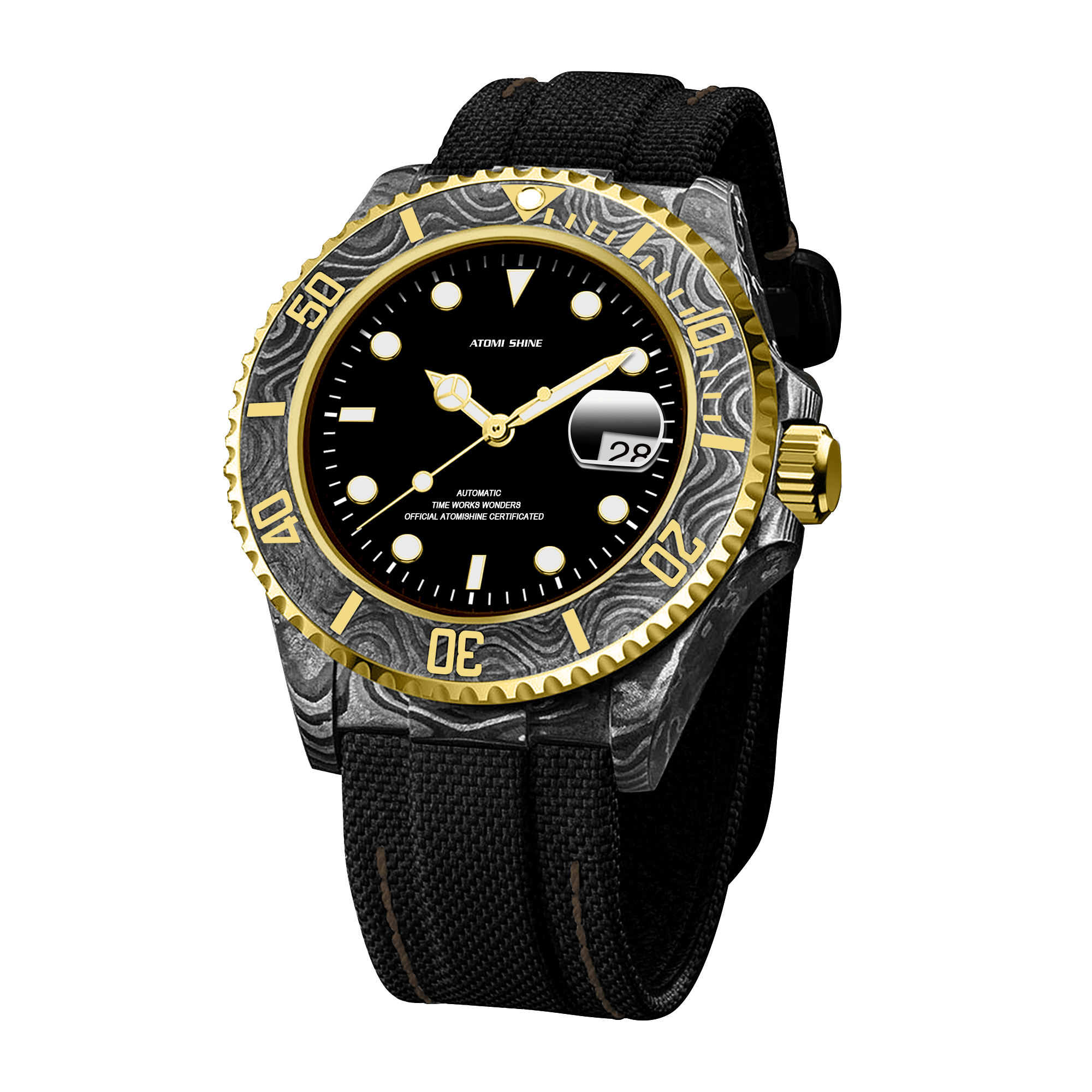 Hydrocore Carbon Fiber Watch - ATOMI SHINE