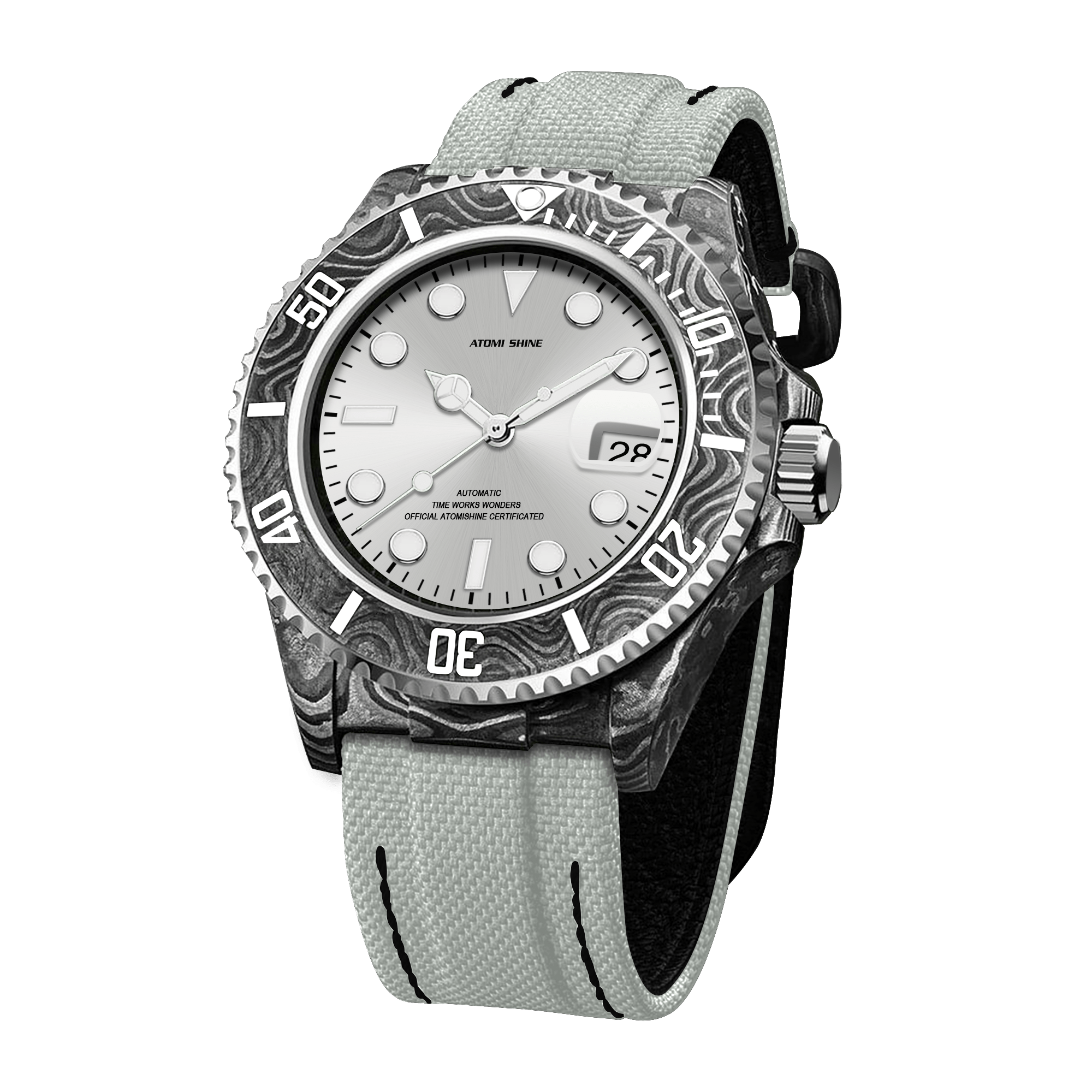 Hydrocore Carbon Fiber Watch - ATOMI SHINE