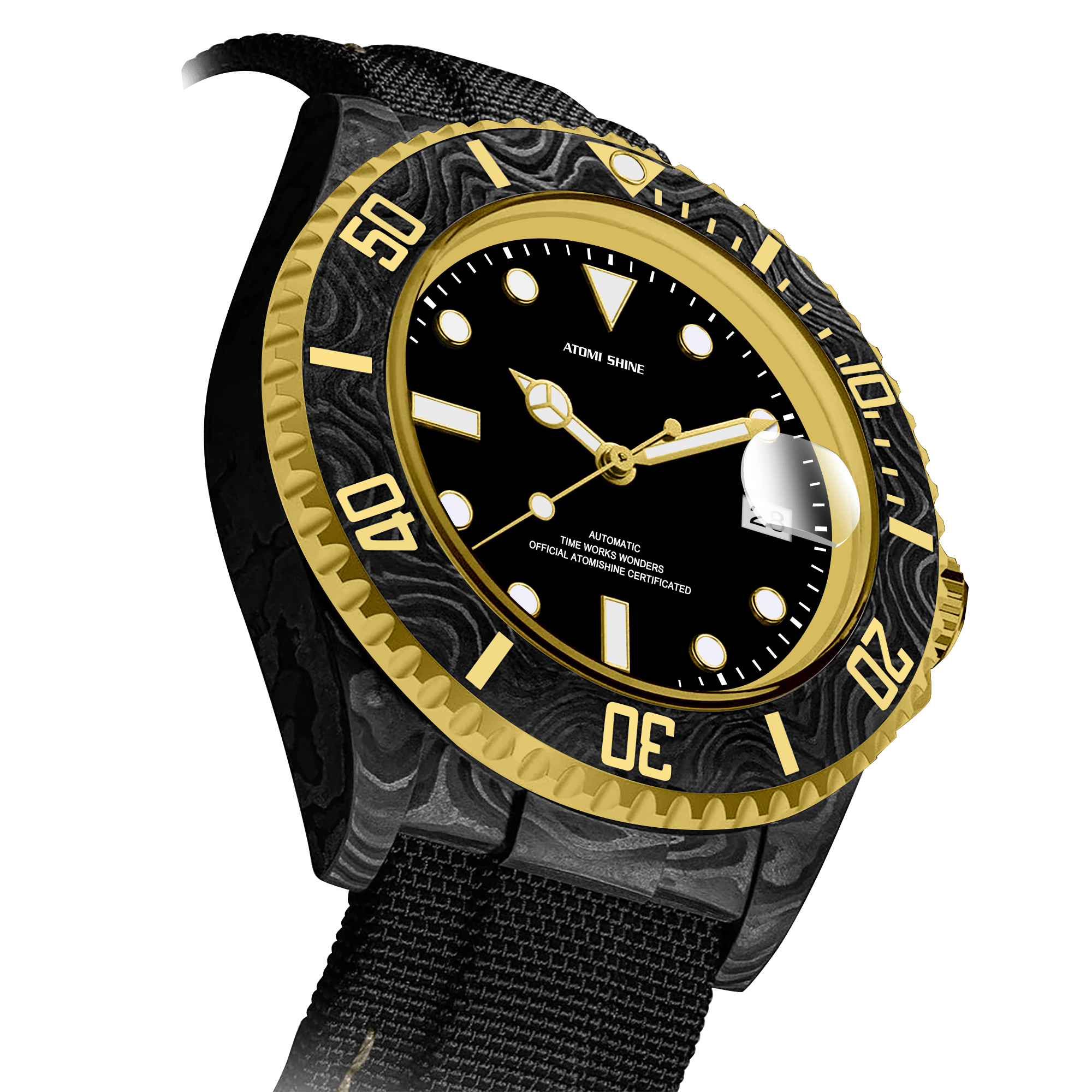 Hydrocore Carbon Fiber Watch - ATOMI SHINE