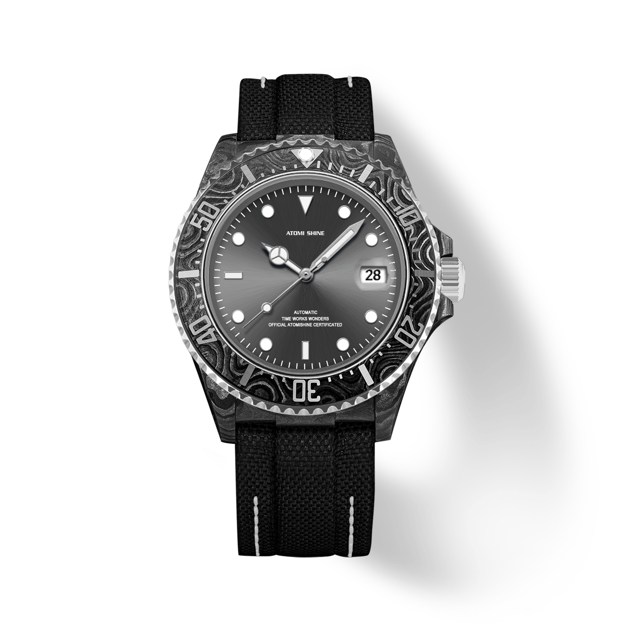 Hydrocore Carbon Fiber Watch - ATOMI SHINE