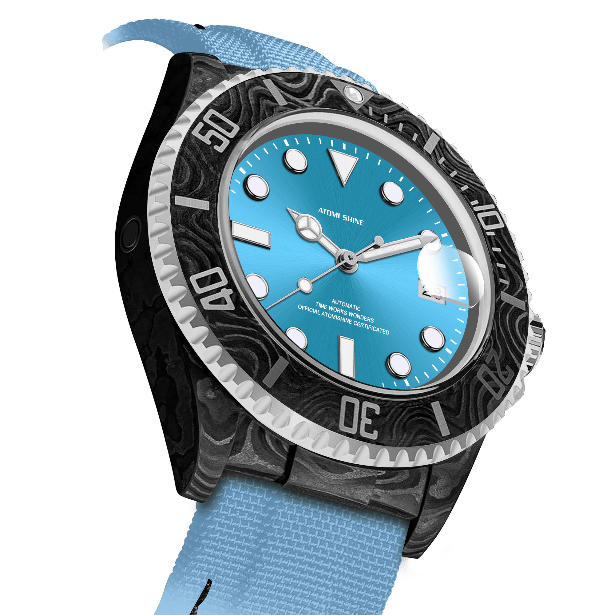 Hydrocore Carbon Fiber Watch - ATOMI SHINE