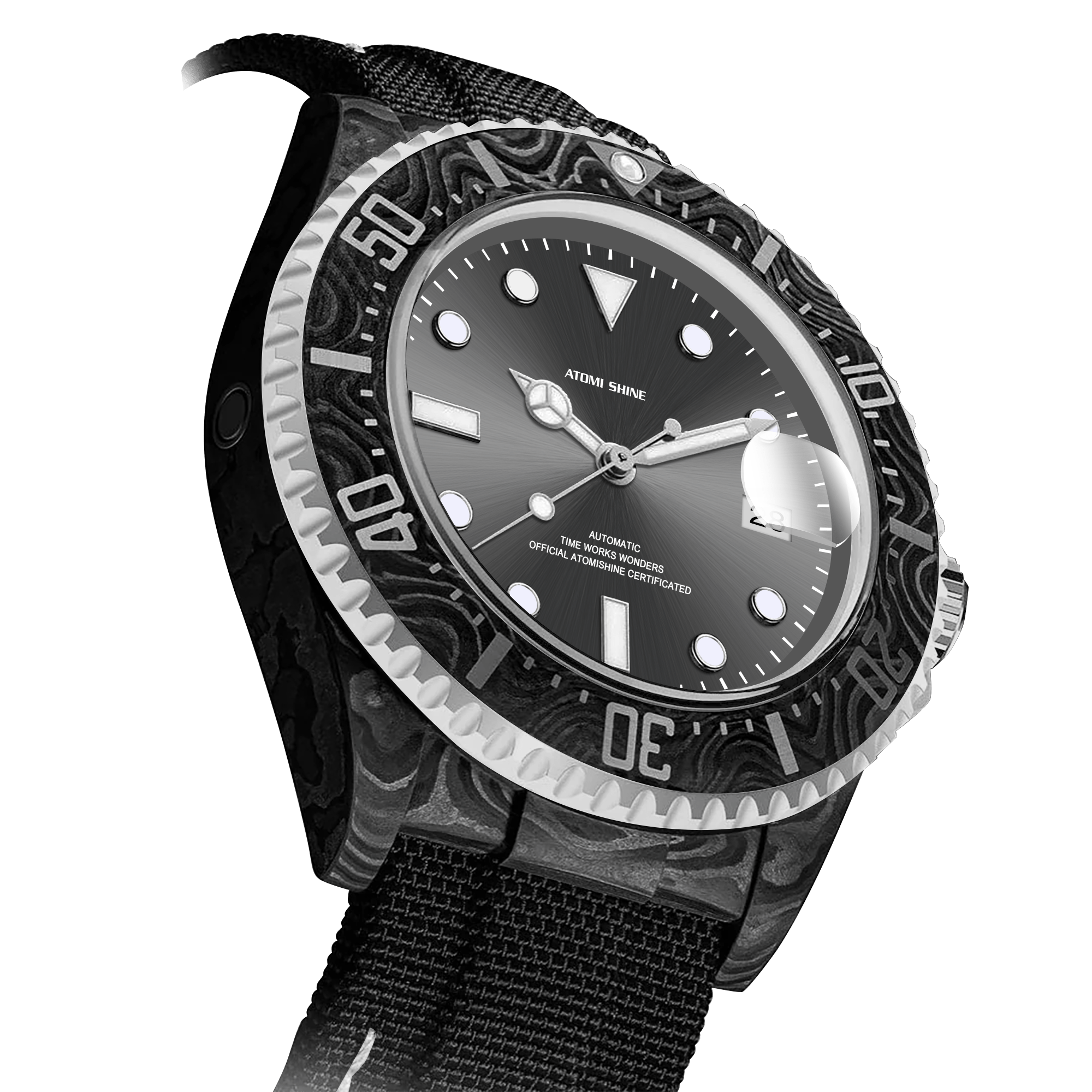 Hydrocore Carbon Fiber Watch - ATOMI SHINE