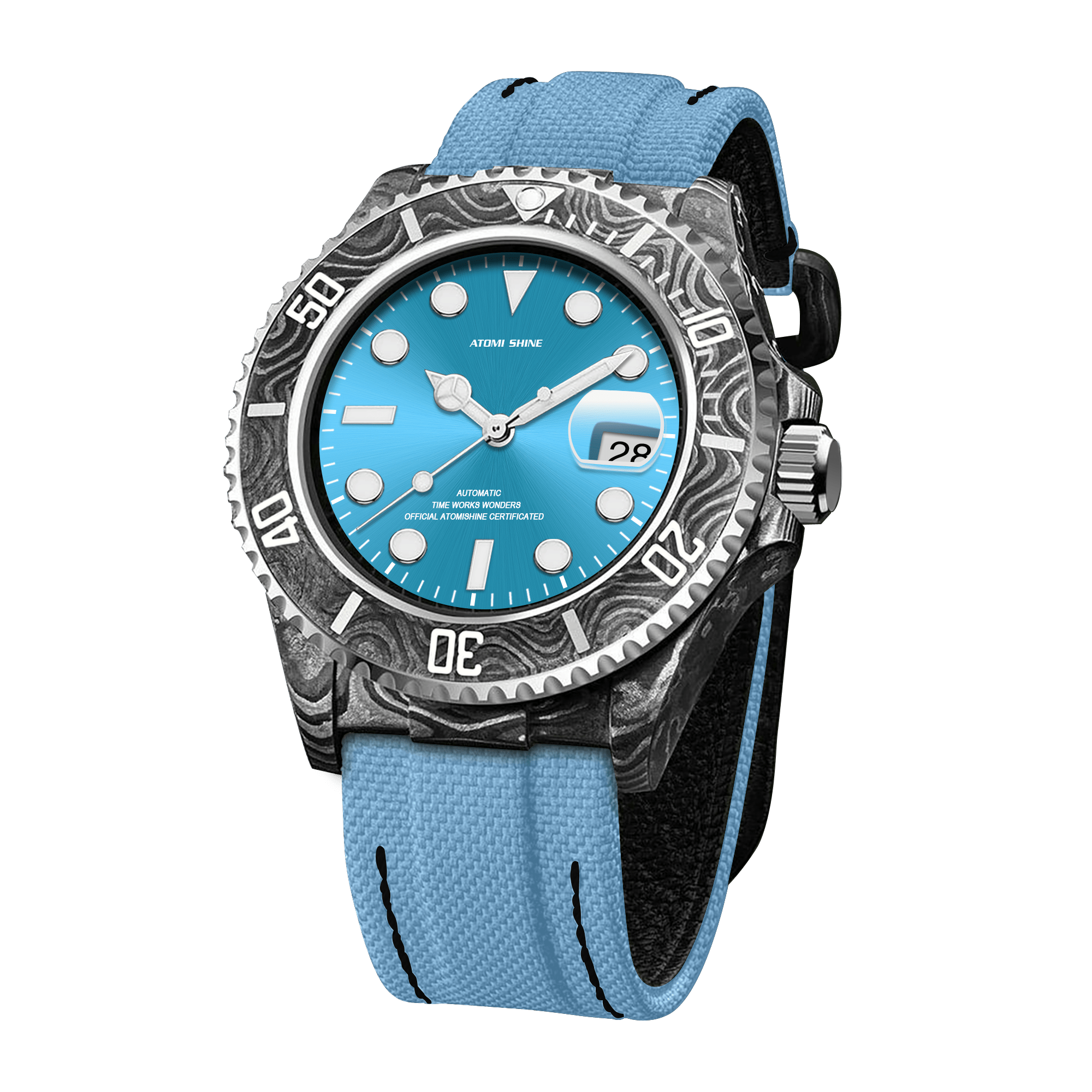 Hydrocore Carbon Fiber Watch - ATOMI SHINE