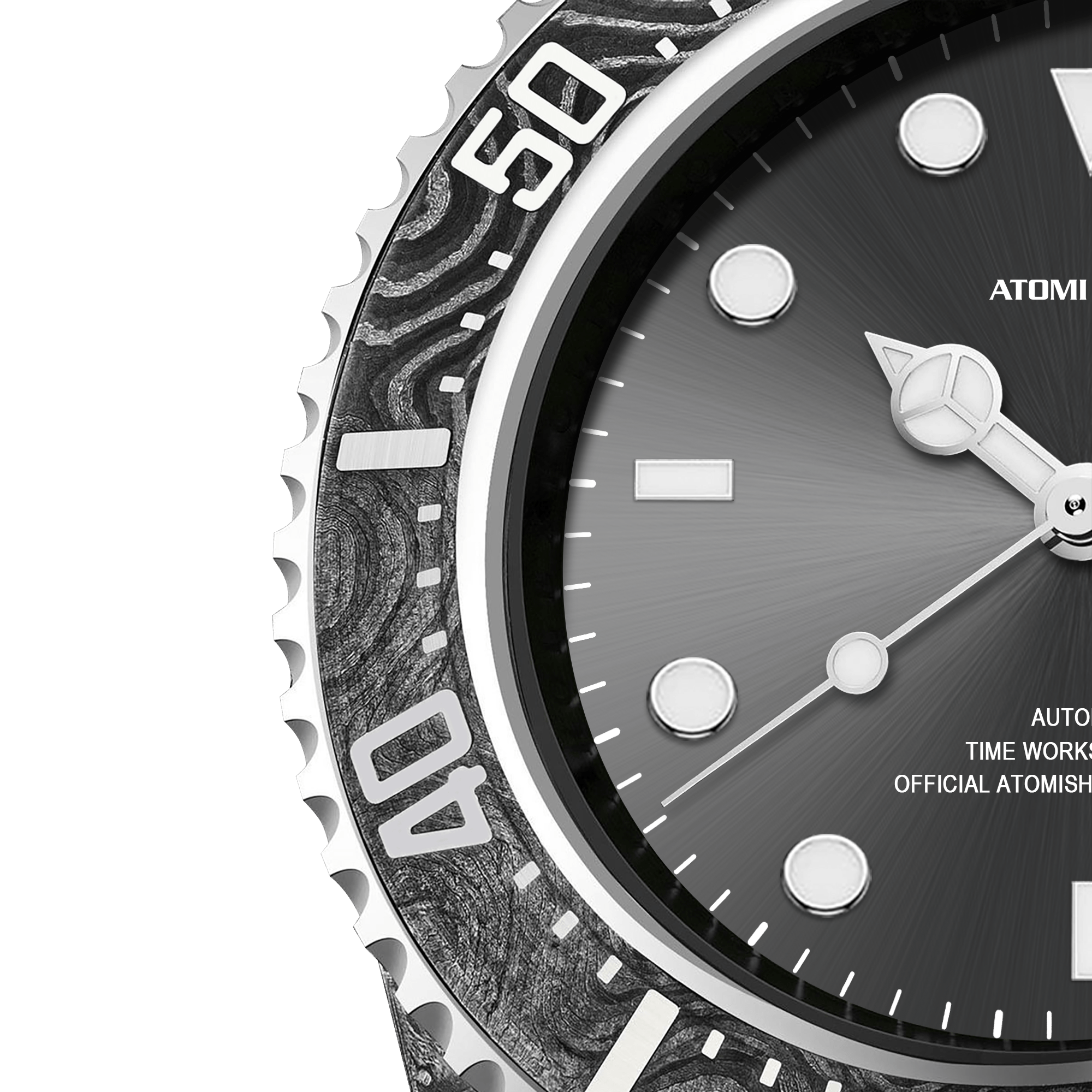 Hydrocore Carbon Fiber Watch - ATOMI SHINE