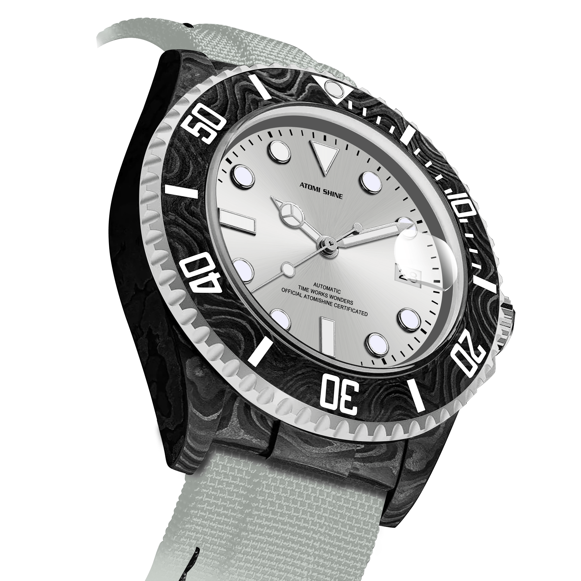 Hydrocore Carbon Fiber Watch - ATOMI SHINE