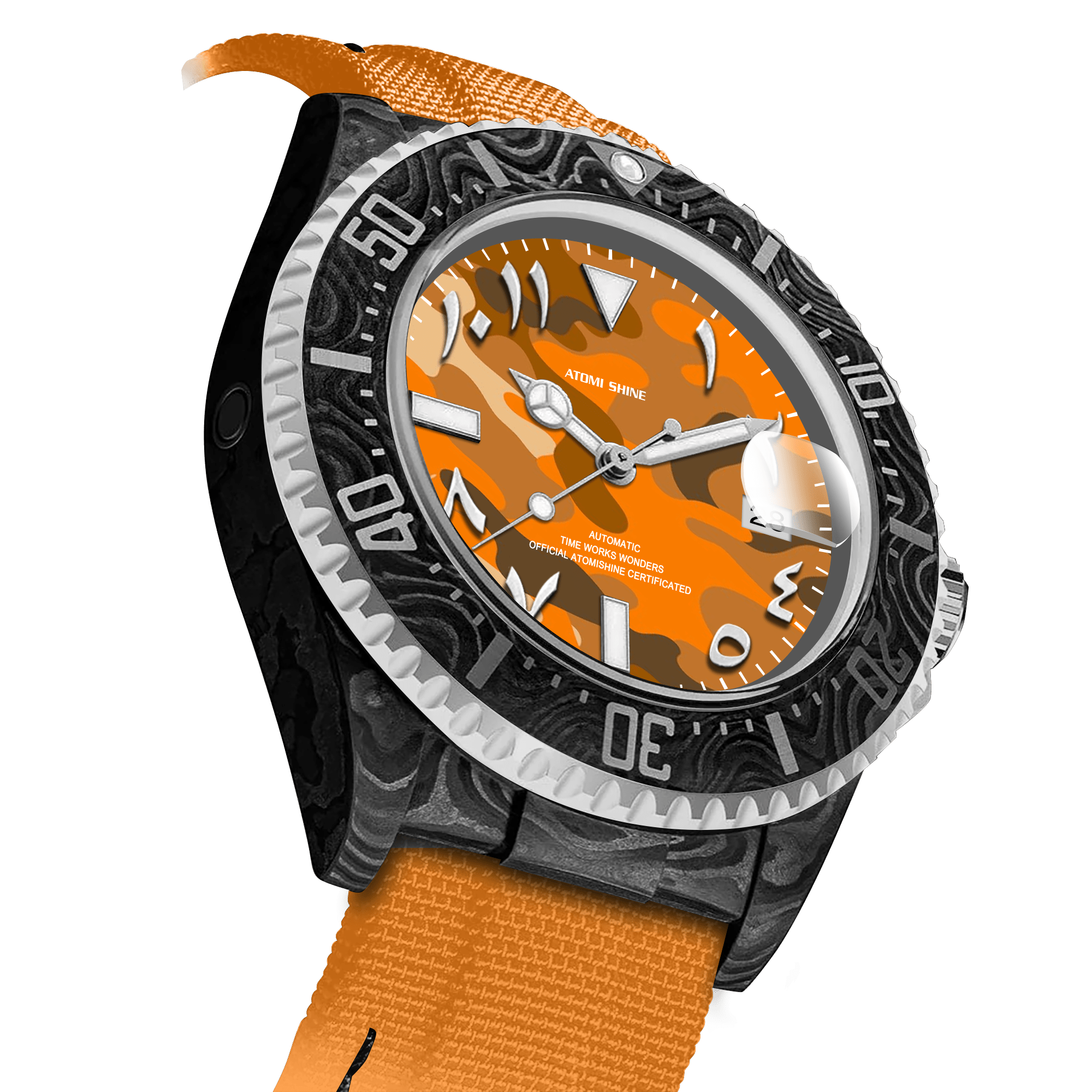 Hydrocore Carbon Fiber Watch - ATOMI SHINE
