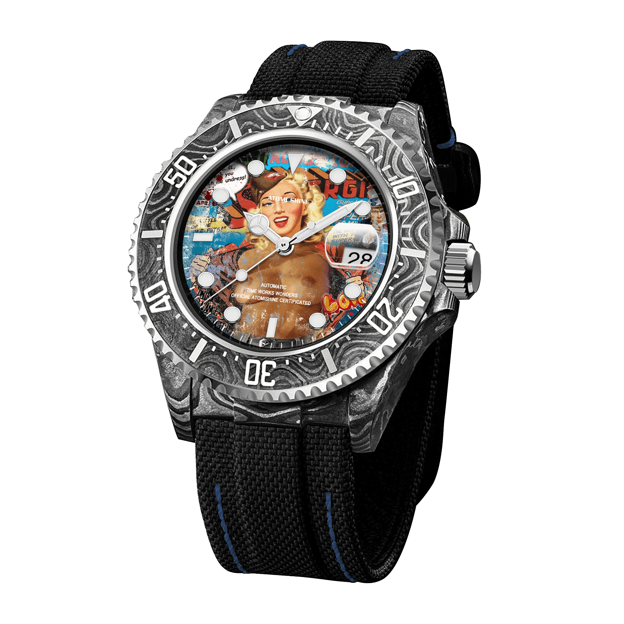 Hydrocore Carbon Fiber Watch - ATOMI SHINE