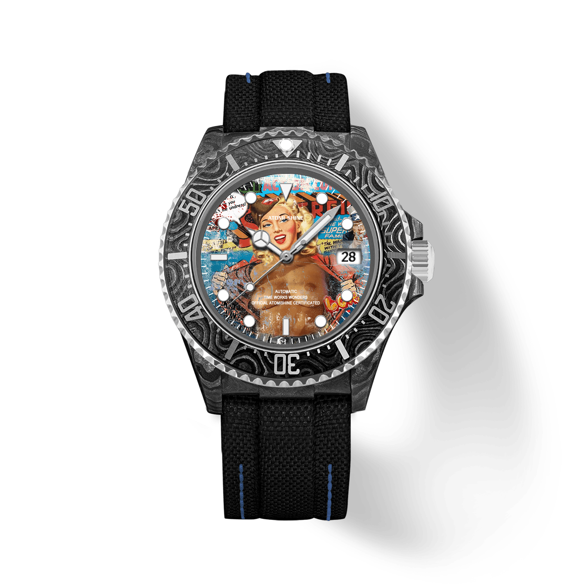 Hydrocore Carbon Fiber Watch - ATOMI SHINE