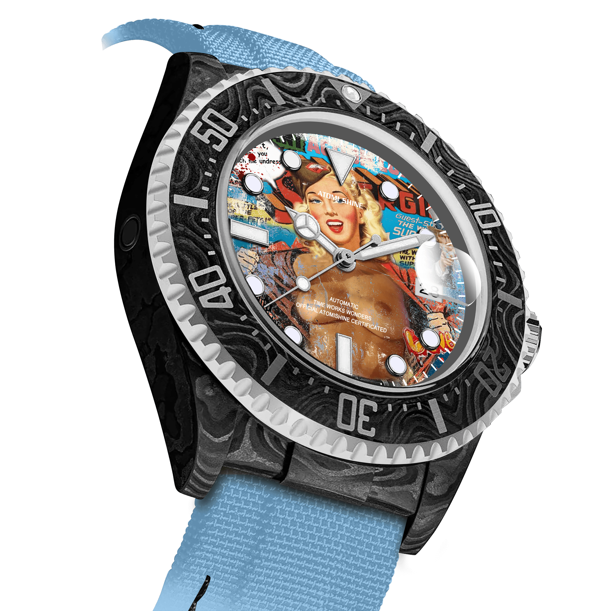 Hydrocore Carbon Fiber Watch - ATOMI SHINE