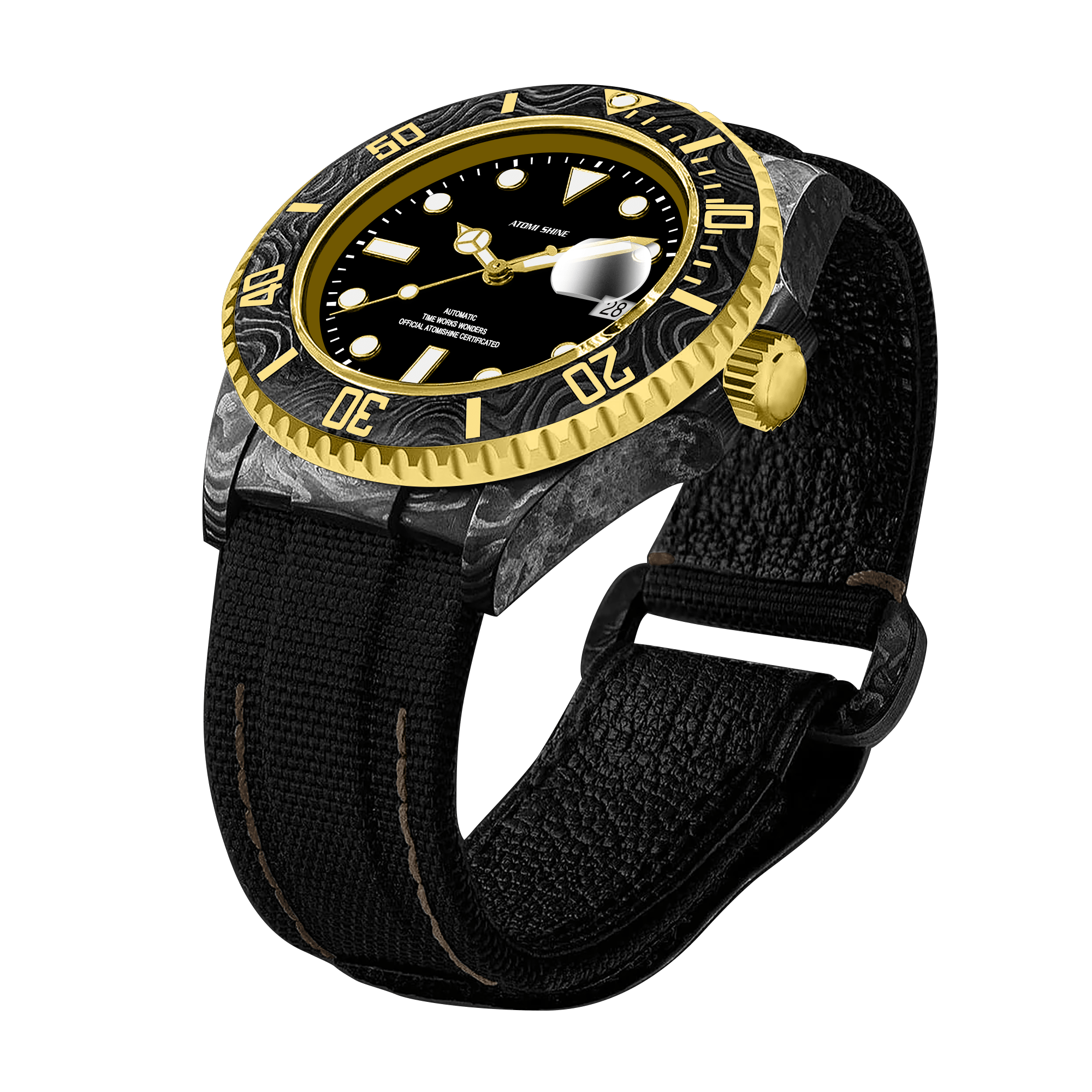 Hydrocore Carbon Fiber Watch - ATOMI SHINE