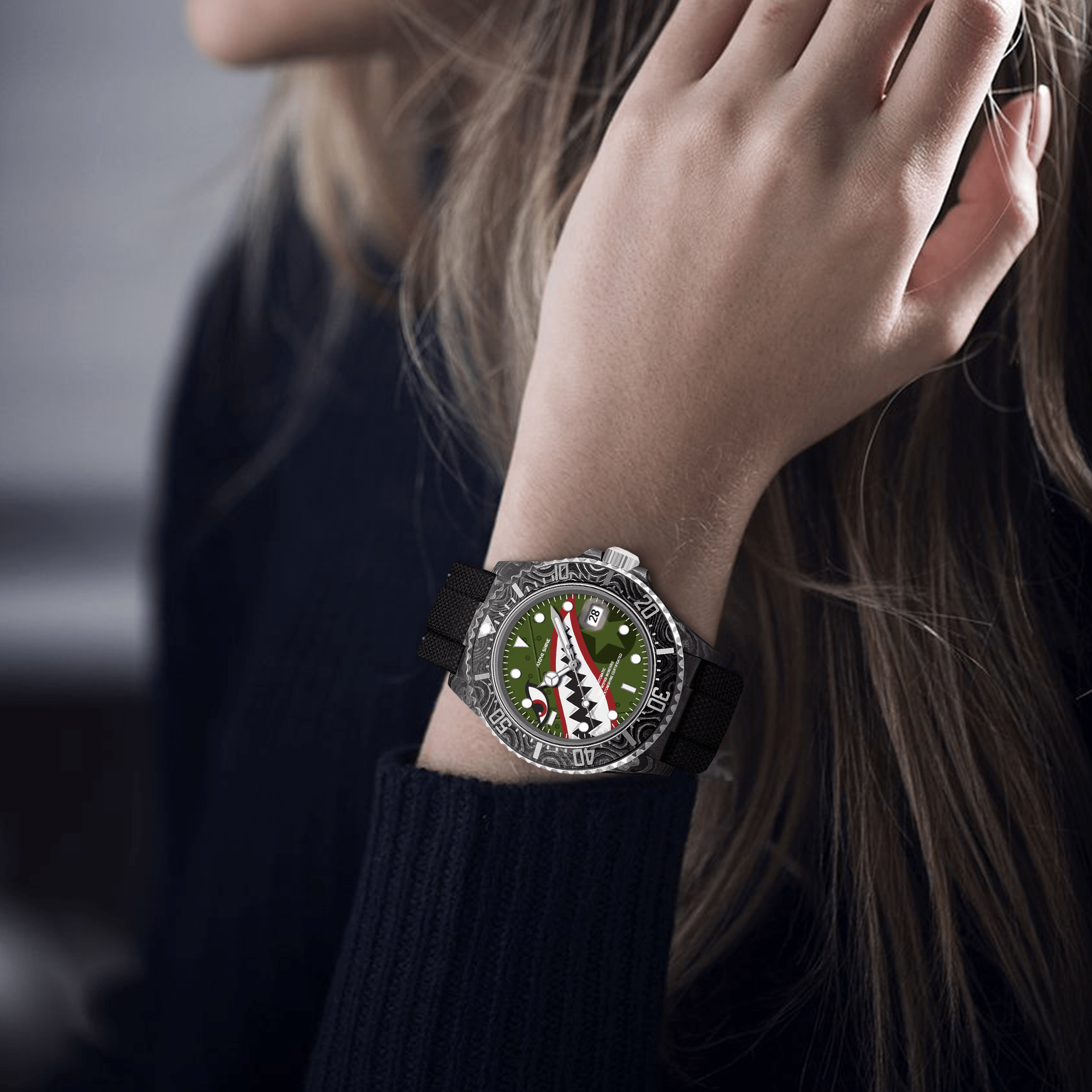 Hydrocore Carbon Fiber Watch - ATOMI SHINE