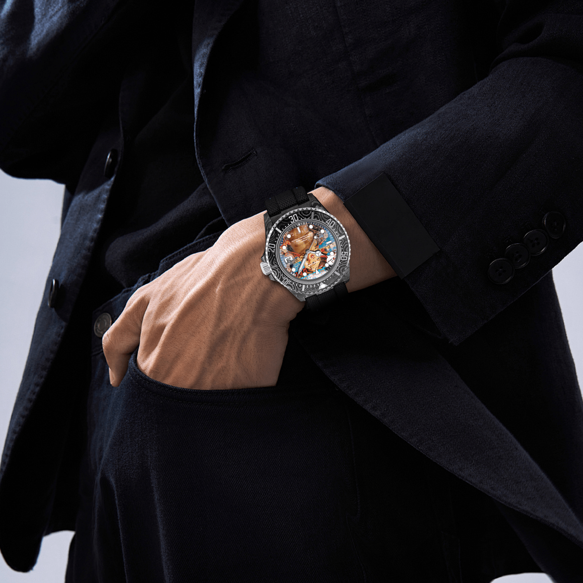 Hydrocore Carbon Fiber Watch - ATOMI SHINE