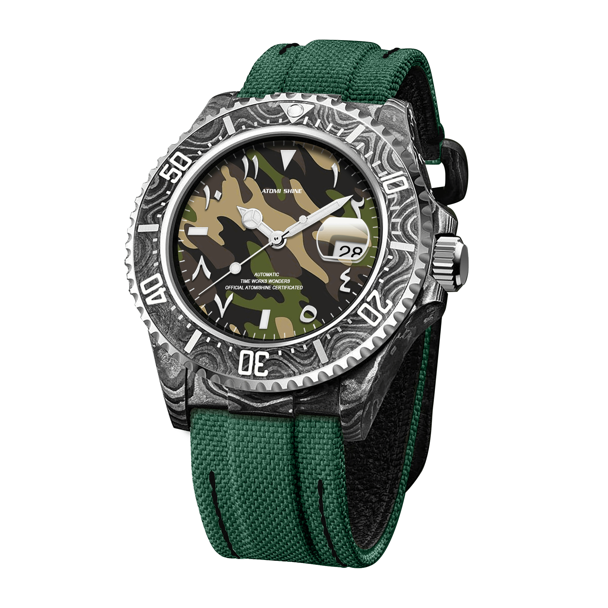 Hydrocore Carbon Fiber Watch - ATOMI SHINE