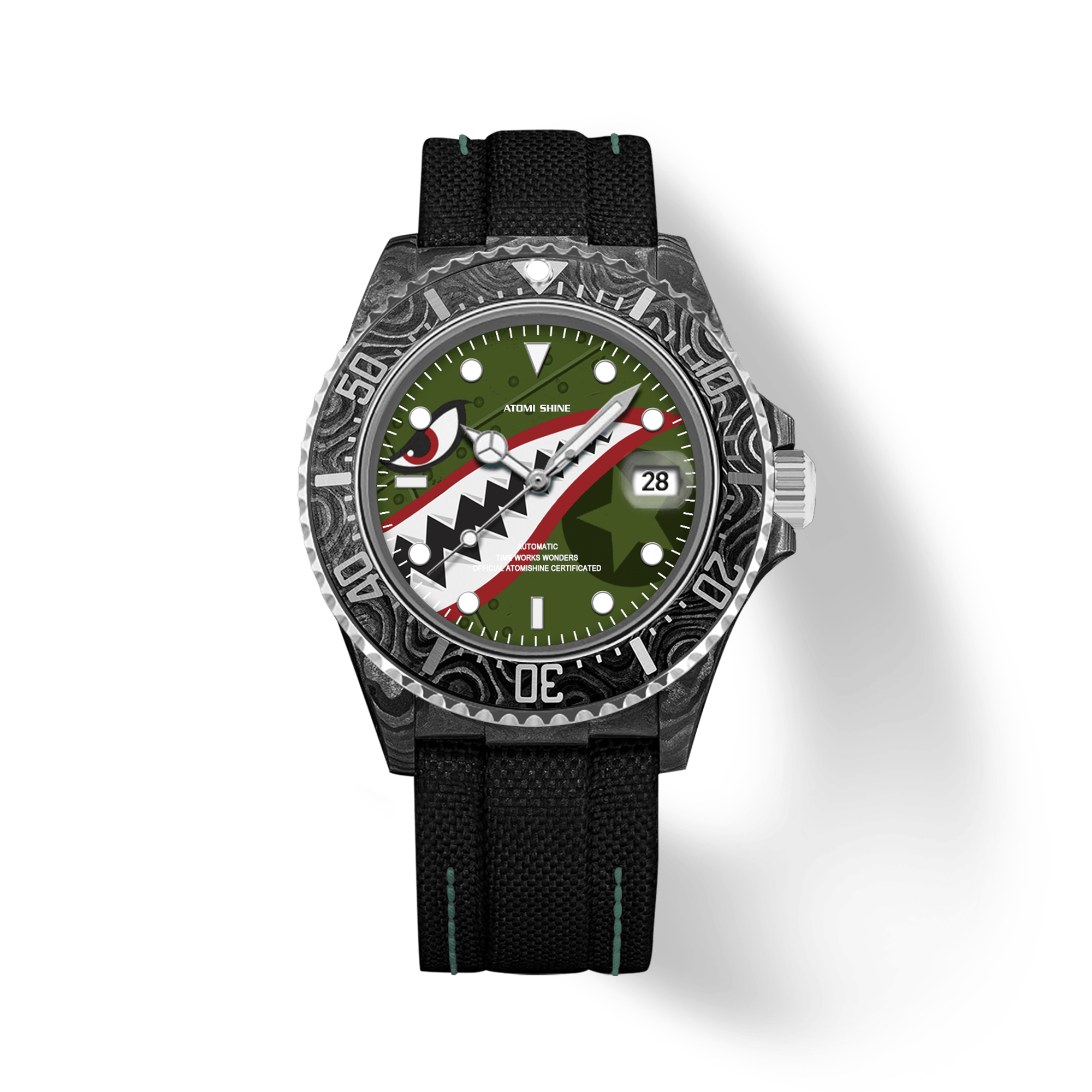 Hydrocore Carbon Fiber Watch - ATOMI SHINE