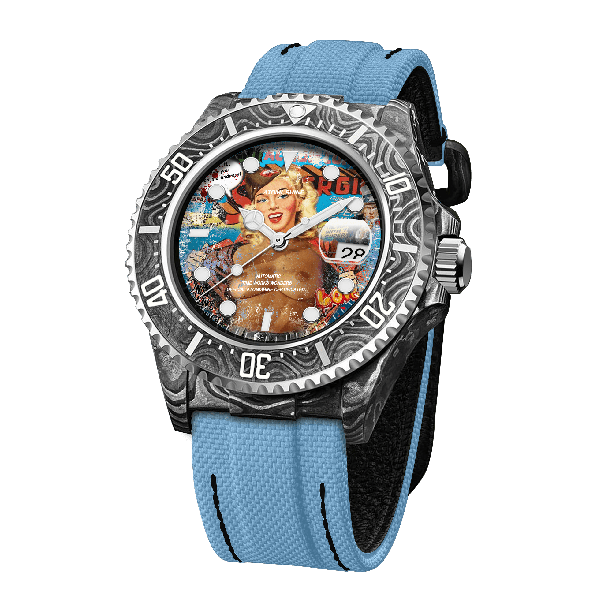 Hydrocore Carbon Fiber Watch - ATOMI SHINE