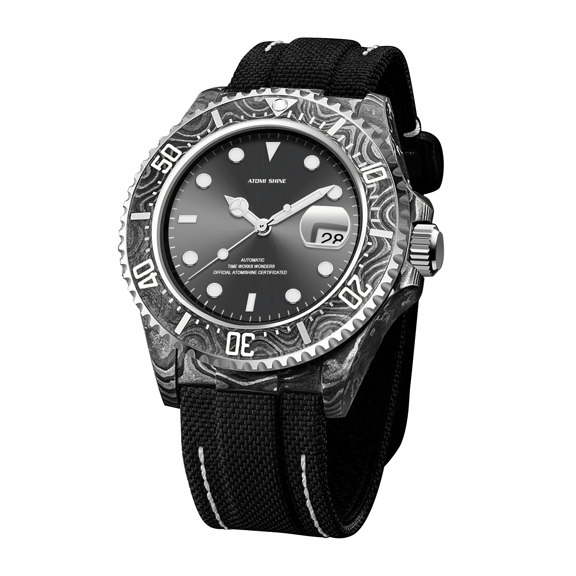 Hydrocore Carbon Fiber Watch - ATOMI SHINE