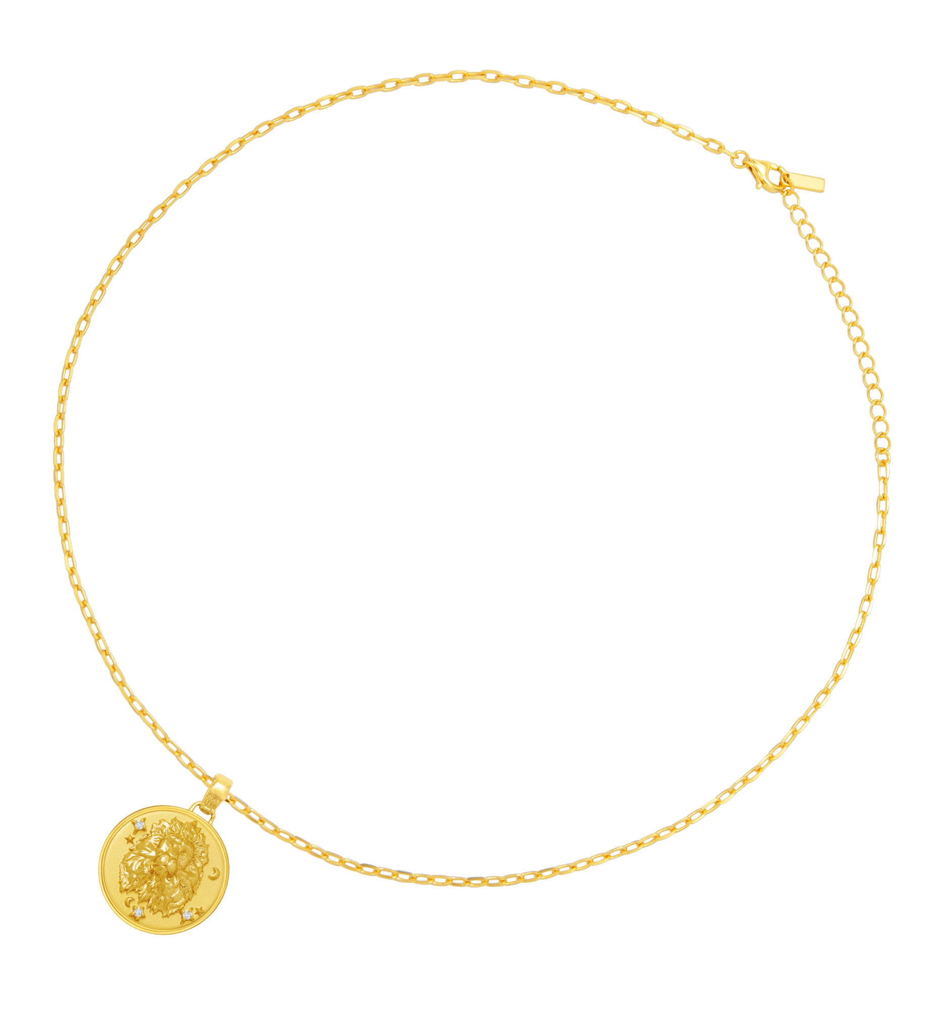 Leo Zodiac Diamond Pendant - ATOMI SHINE